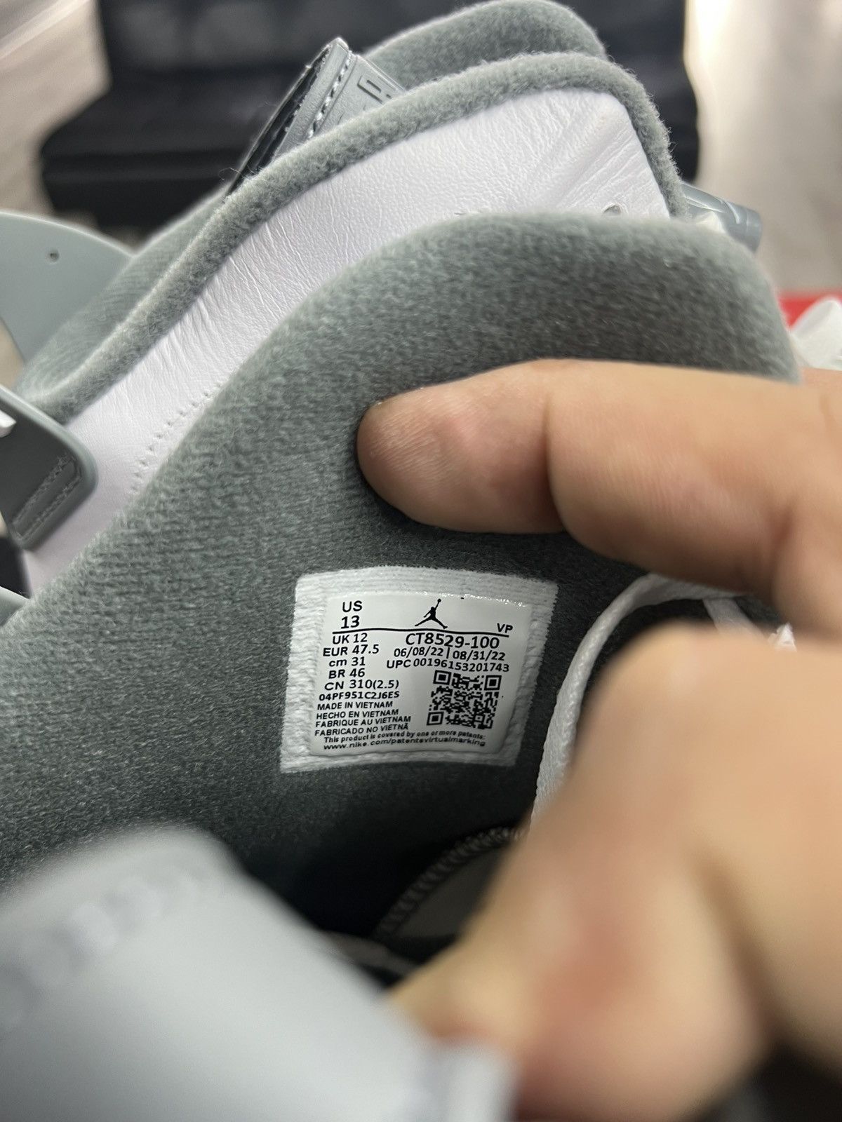 Jordan Brand Air Jordan 6 Cool Grey Size 13 Size US 13 / EU 46 - 7 Thumbnail