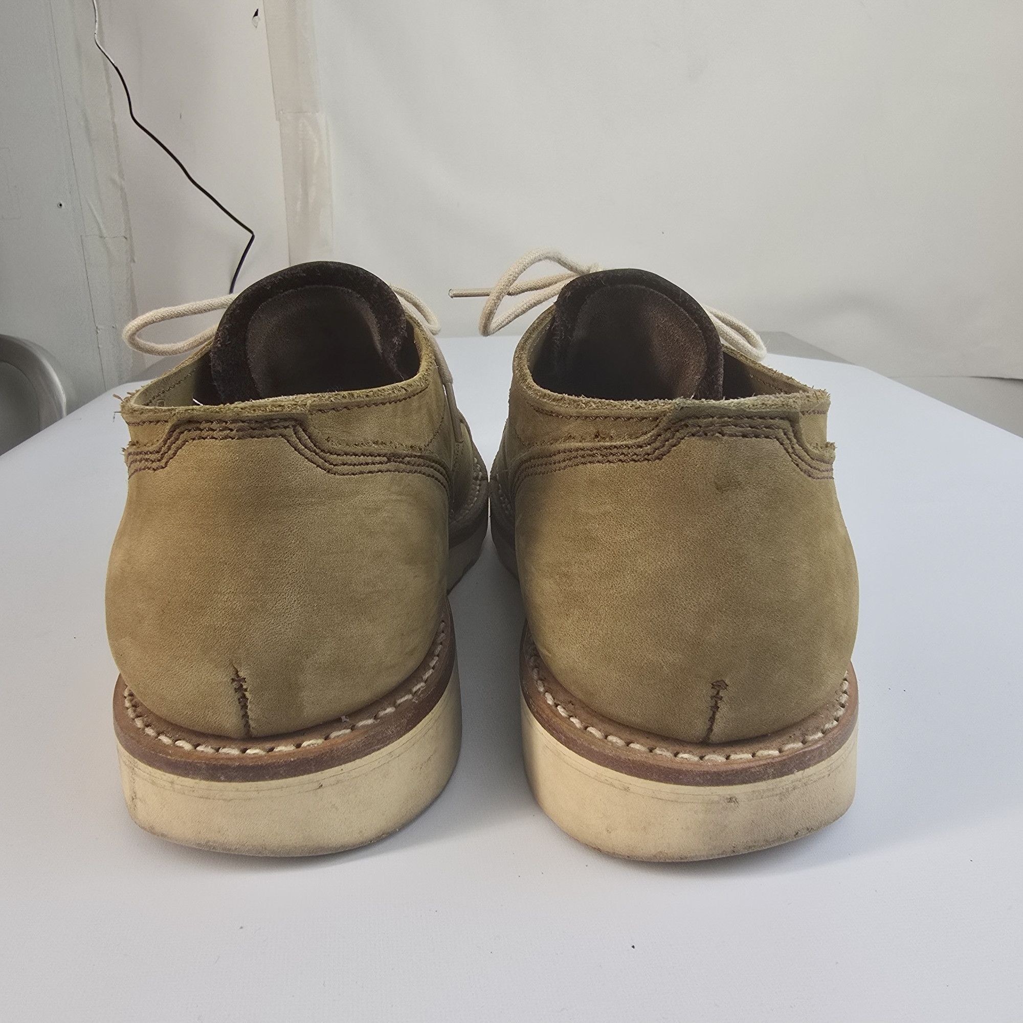 Viberg VIBERG BOOTS Oxford Shoes Olive brogued nubuck Christy sole Size US 7.5 / EU 40-41 - 3 Thumbnail