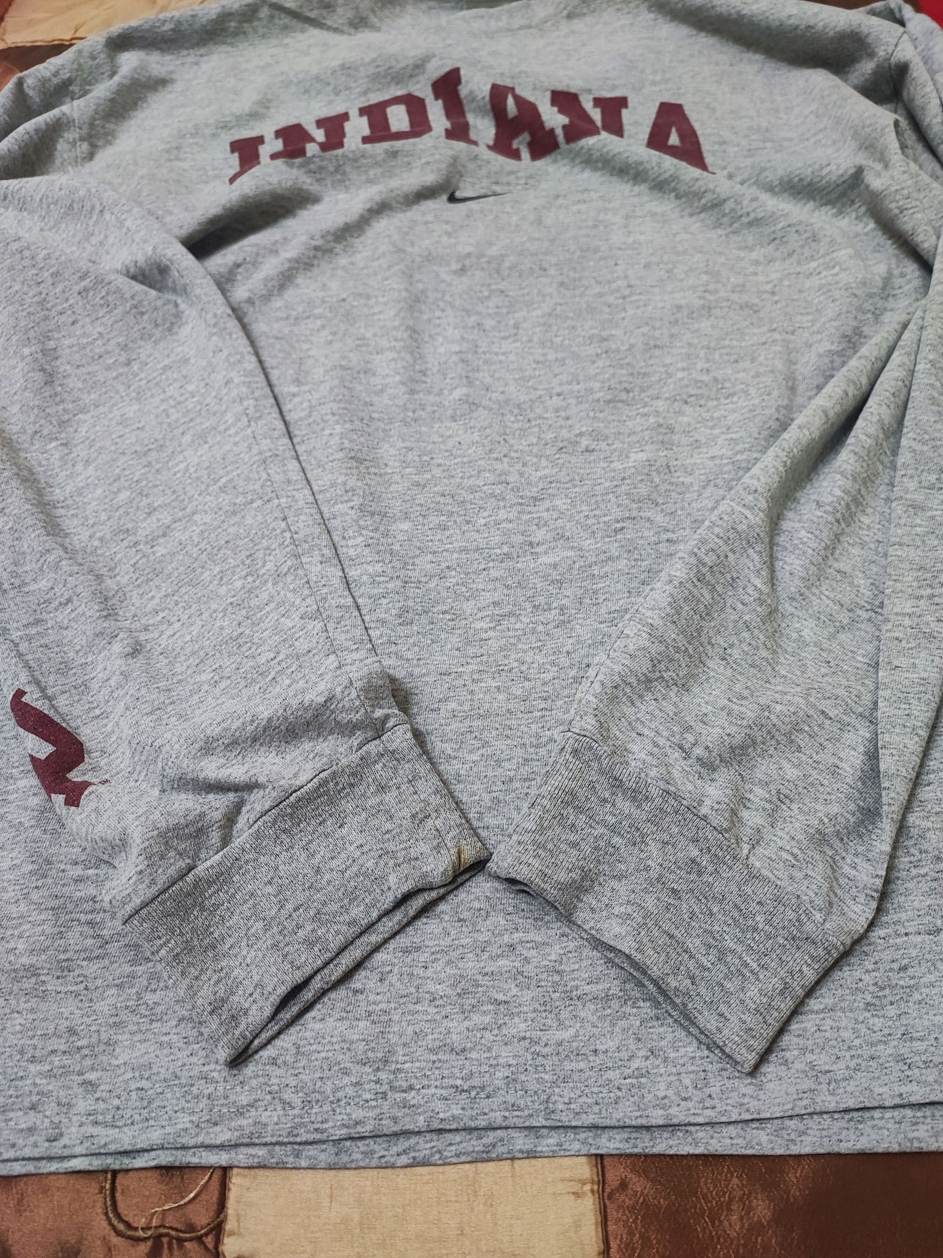 Nike × Vintage Vintage Oversized Nike Indiana University Size US L / EU 52-54 / 3 - 3 Thumbnail