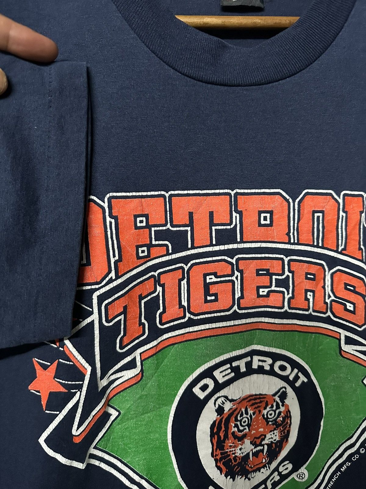MLB × Vintage Vintage 80s MLB Detroit Tigers Single Stitch Tee Size US M / EU 48-50 / 2 - 7 Thumbnail