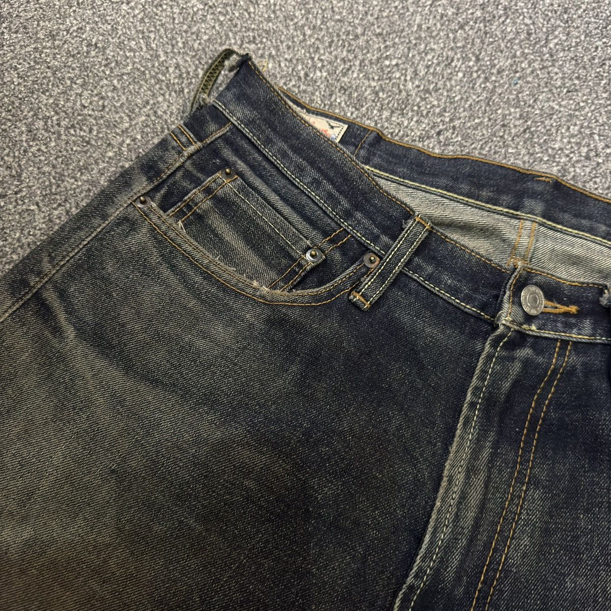 Studio D'Artisan Vintage Selvedge Dry Bones Fading Japanese Raw Denim Size US 32 / EU 48 - 13 Thumbnail