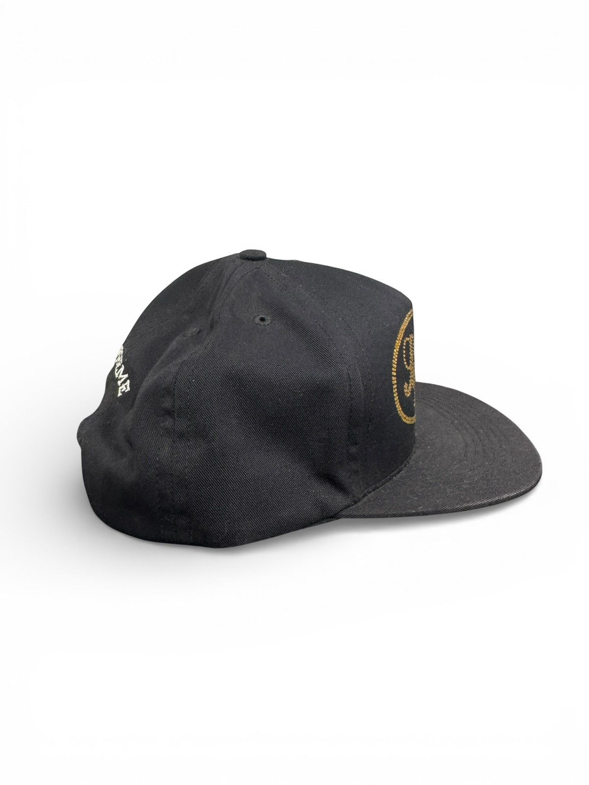 Supreme Supreme Black Gold Snapback Hat Size ONE SIZE - 2 Thumbnail