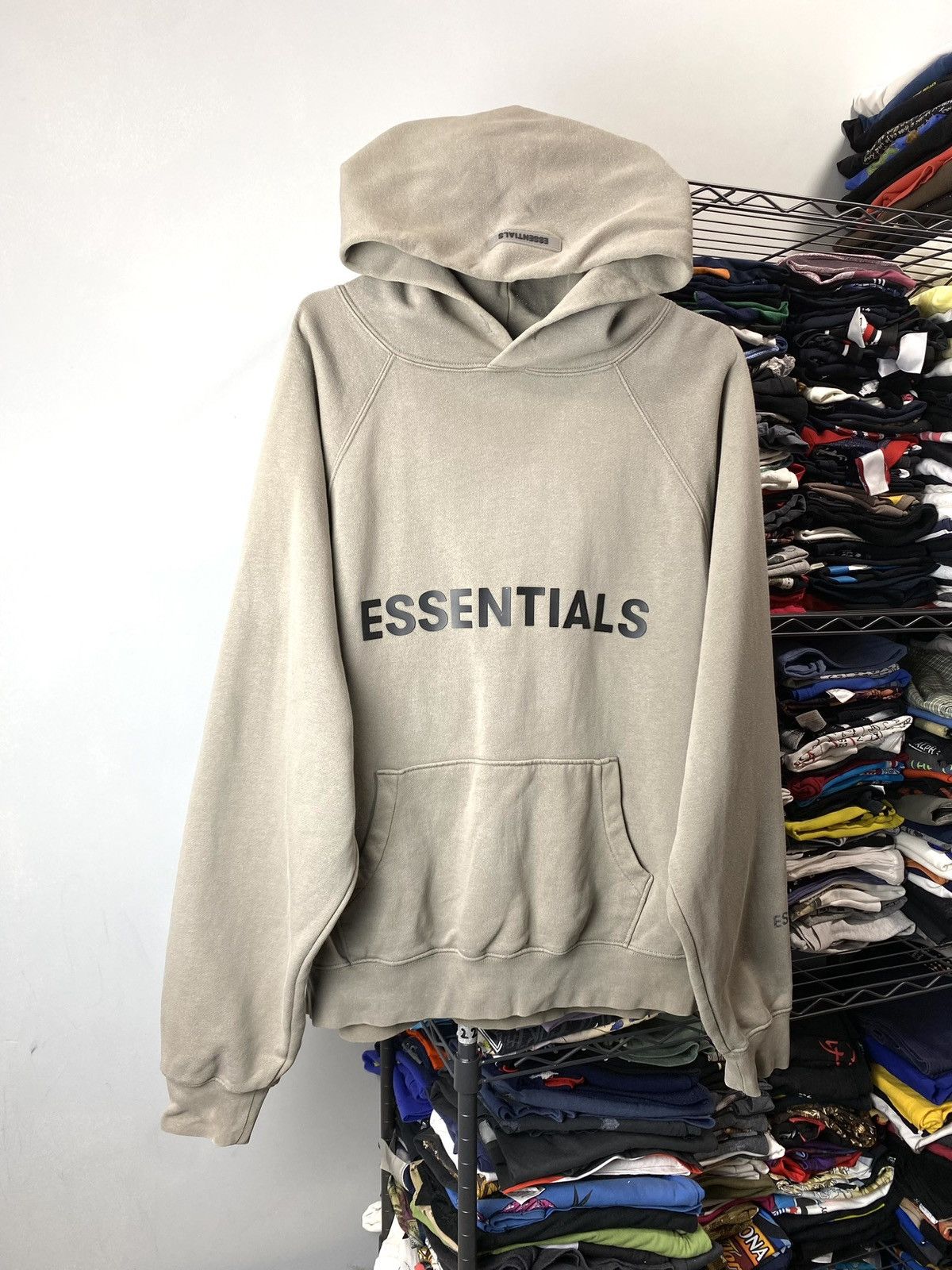 Essentials Reflective Hoodie | Grailed