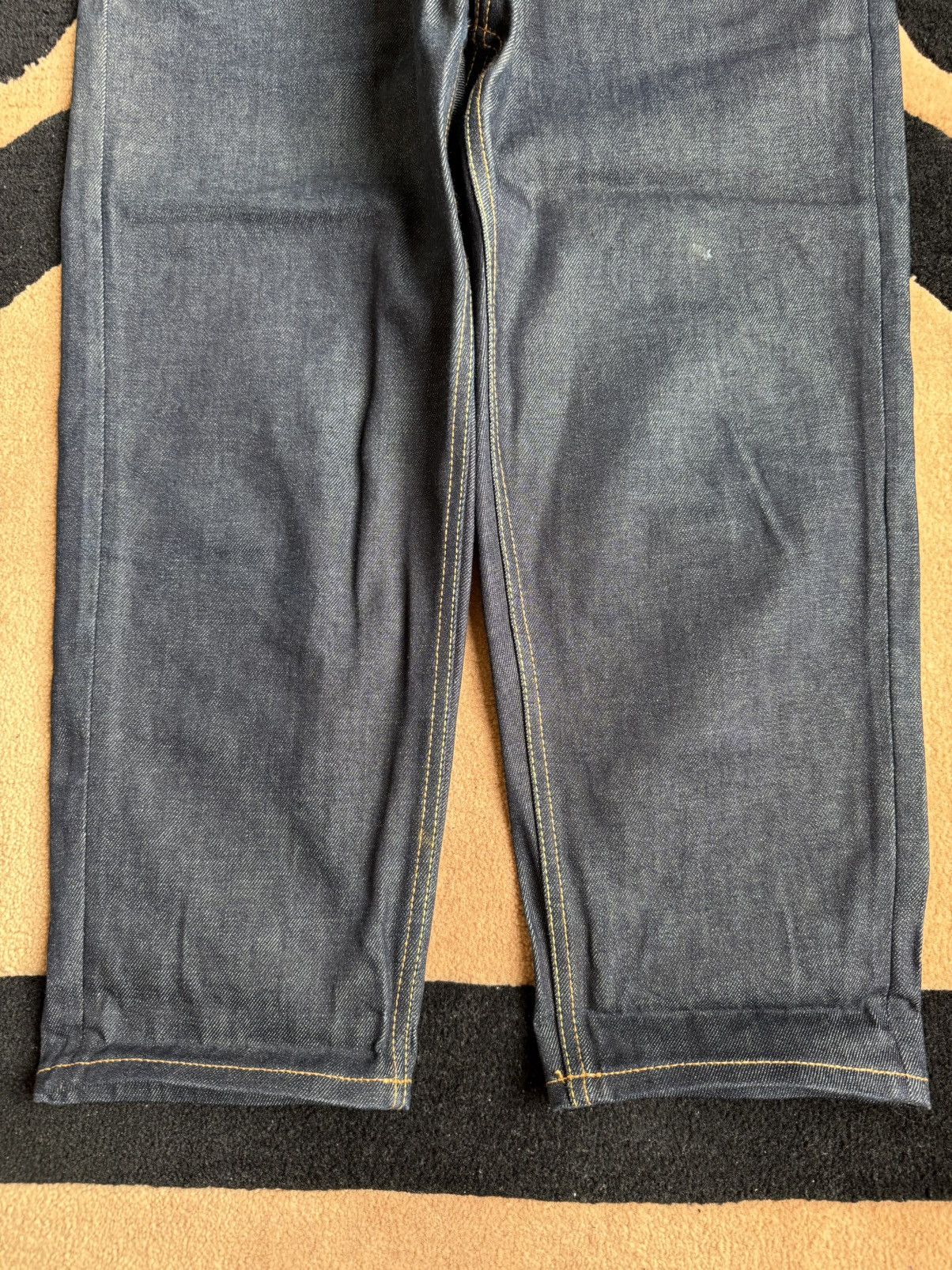 Evisu evisu white daicock style denim cropped pants size：32 Size US 32 / EU 48 - 8 Thumbnail