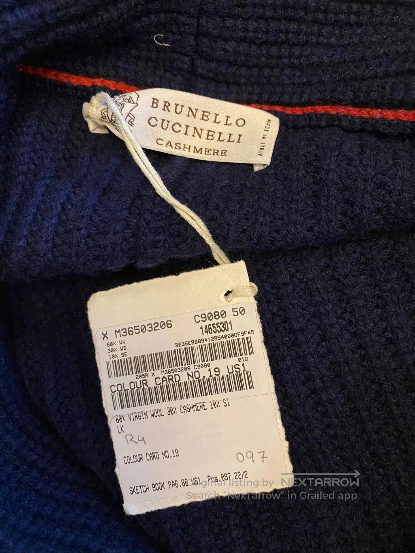 Brunello Cucinelli Brunello Cucinelli Cashmere Knit Coat. Size US L / EU 52-54 / 3 - 7 Thumbnail