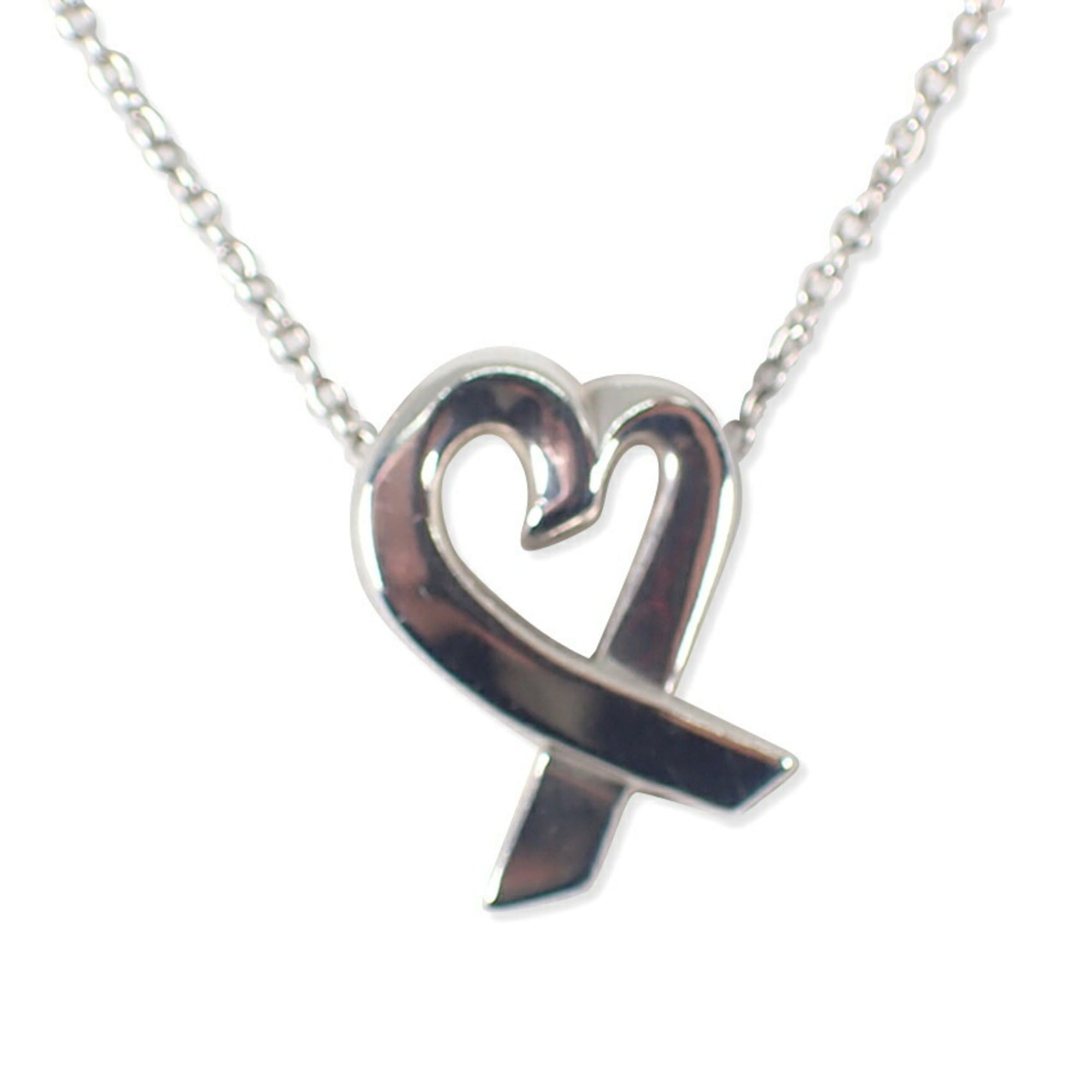 Tiffany & Co. TIFFANY 925 Loving Heart Pendant Necklace Size ONE SIZE - 1 Thumbnail