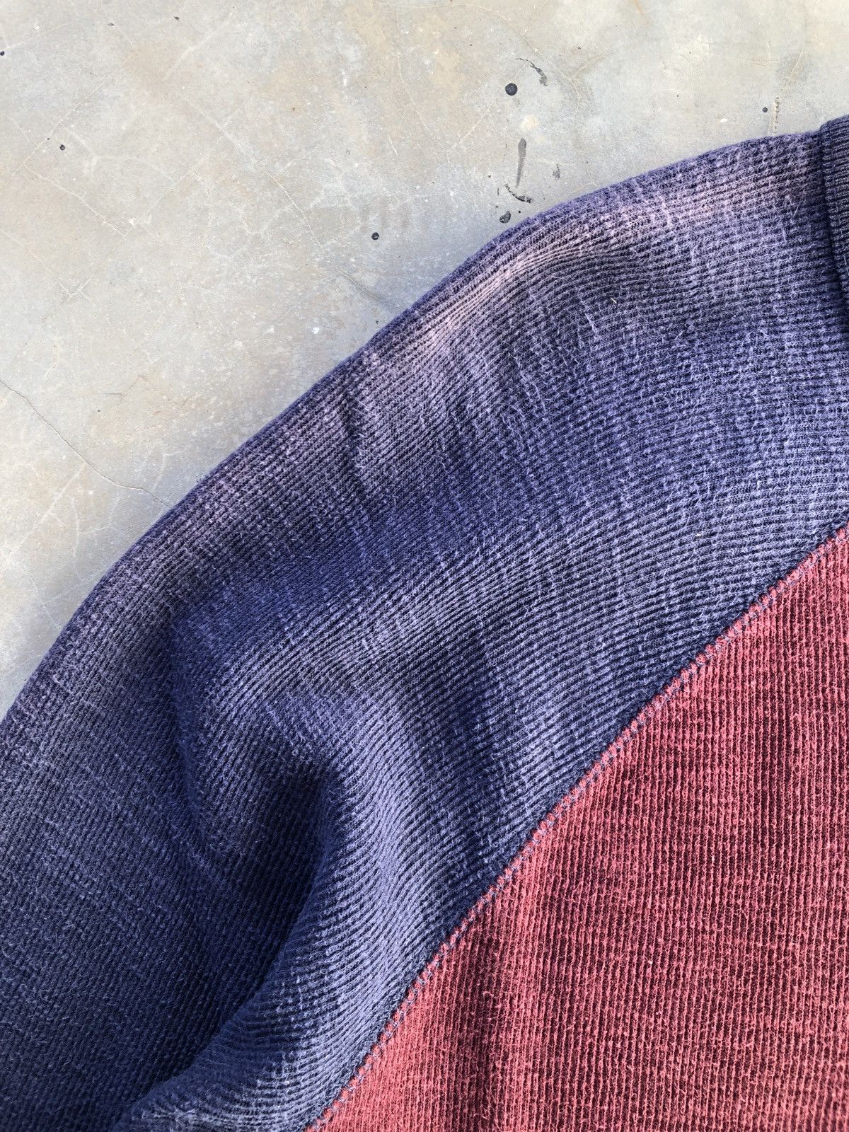 Merona Vintage Classic Merona Burgundy Navy Long Sleeve Raglan Tee Size US M / EU 48-50 / 2 - 4 Thumbnail