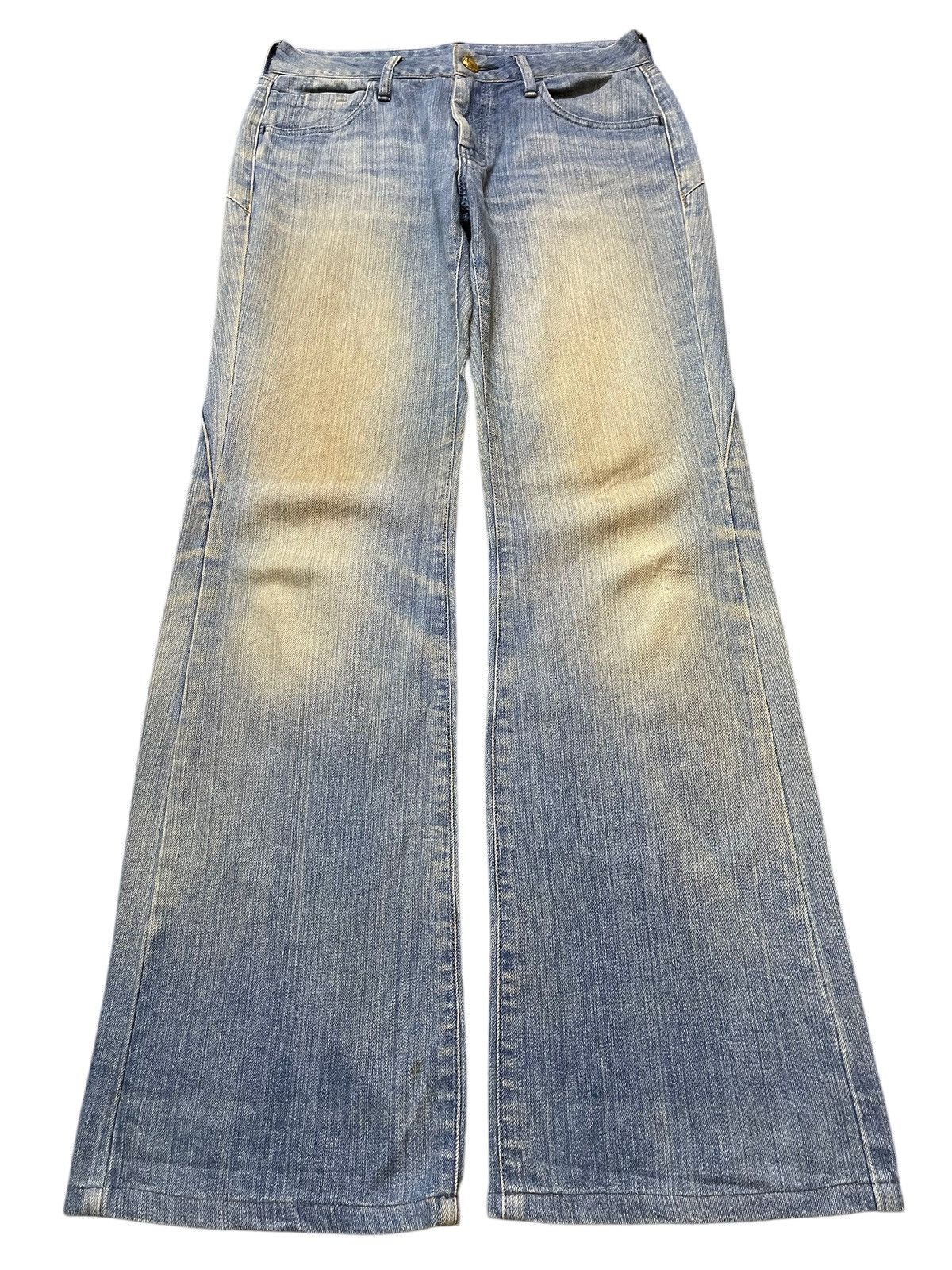 Tornado Mart Vintage Japanese Brand Mud Wash Style Wide Leg Baggy Jeans Size US 30 / EU 46 - 1 Thumbnail