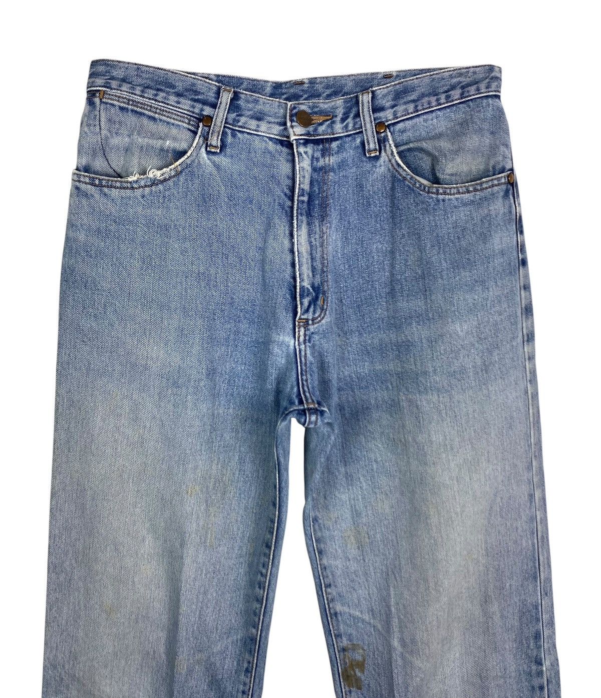 Wrangler Rare‼️ Vintage Wrangler Distressed Jeans Size US 32 / EU 48 - 2 Thumbnail