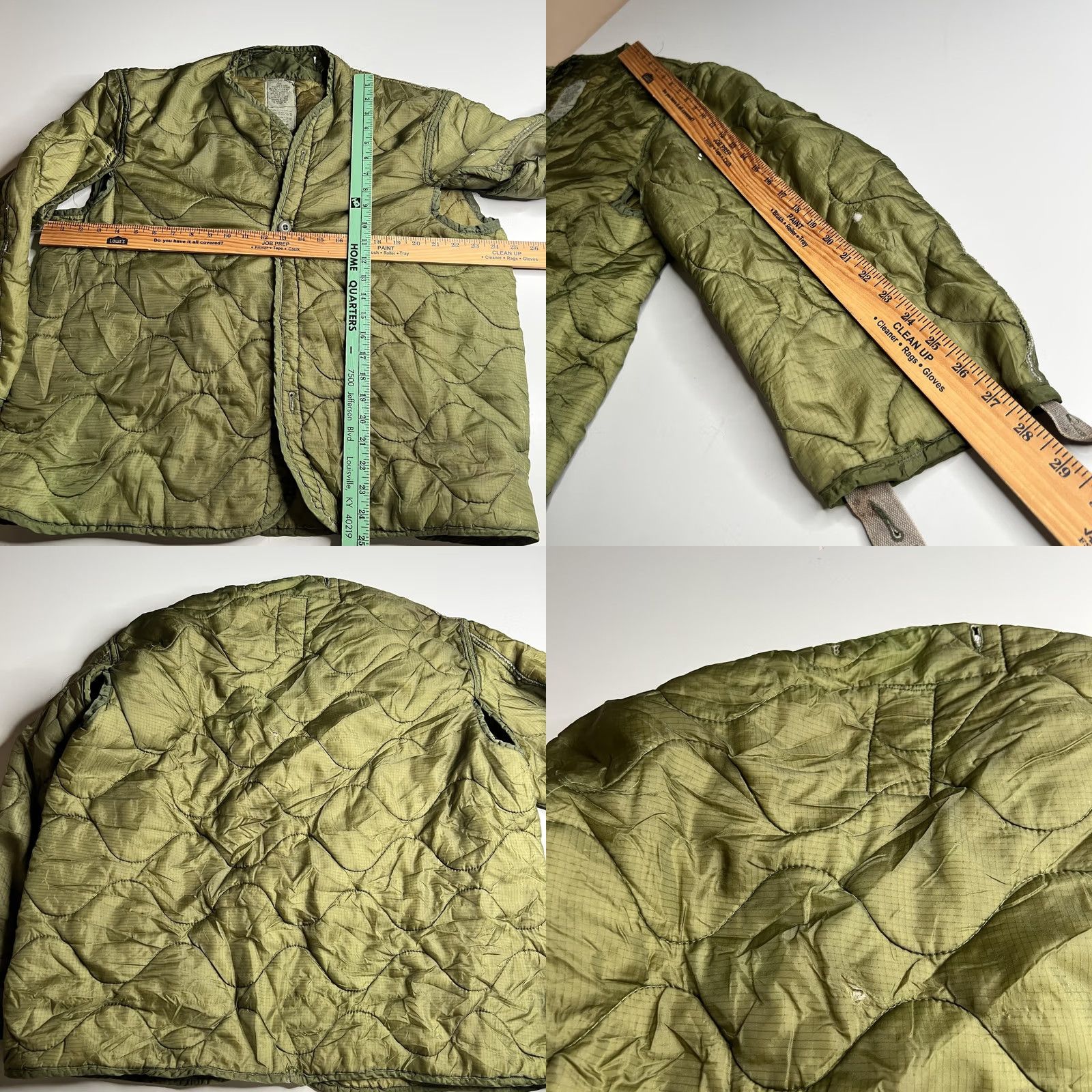 Vintage VINTAGE Royal Maid Assoc Jacket Mens L Military Olive Green Nylon Liner Cold Weather 80s Size US L / EU 52-54 / 3 - 8 Thumbnail