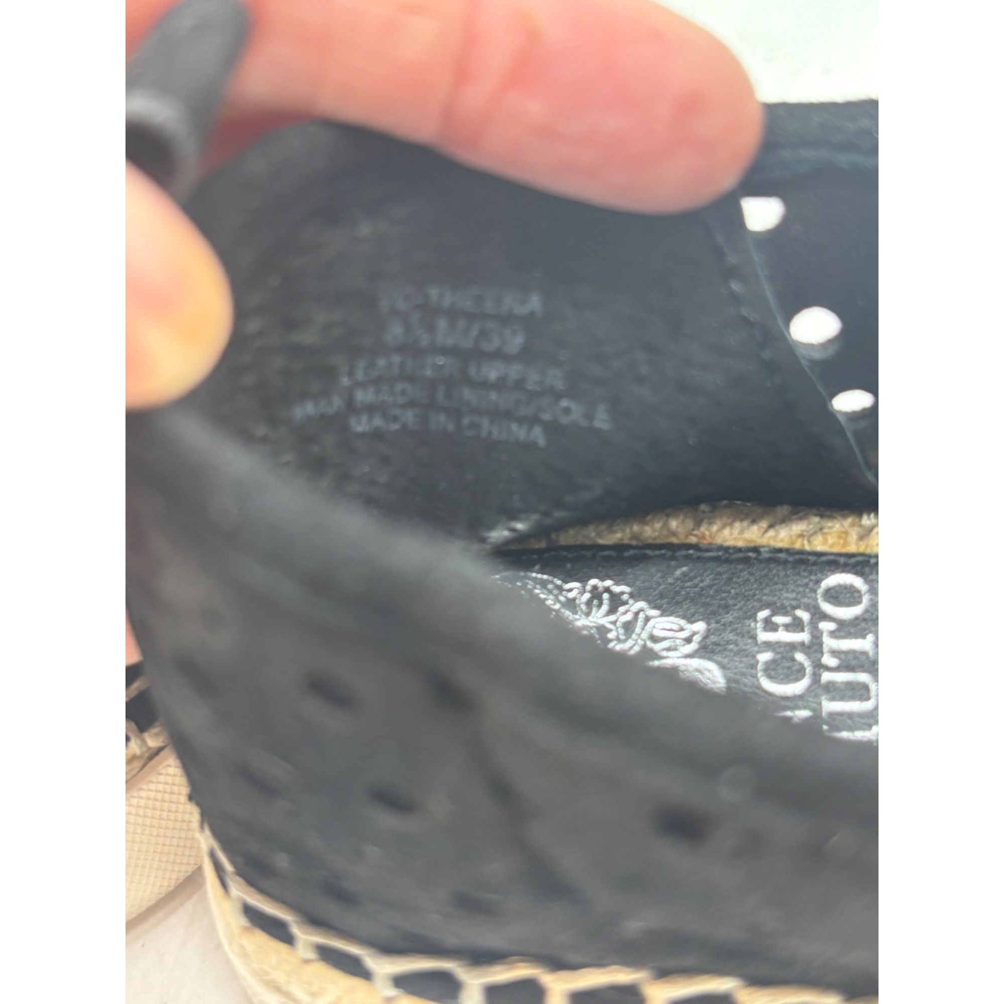 Vince Camuto Vince Camuto Thera Women’s Espadrille Sneakers, Black, 8.5 M Size US 8.5 / IT 38.5 - 8 Thumbnail