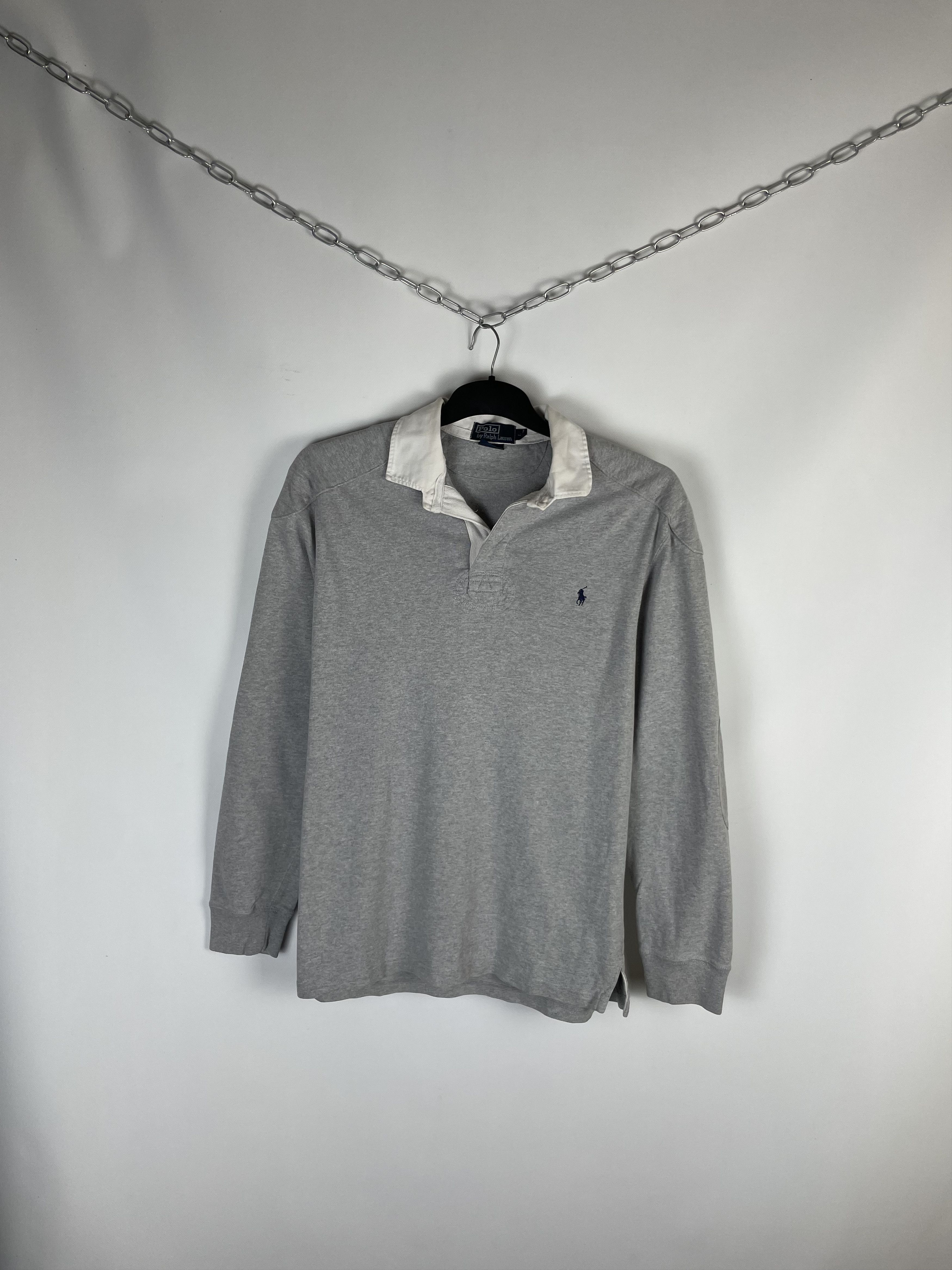 Polo Ralph Lauren Vintage 90s Polo Ralph Lauren Rugby Long Sleeve Shirt Size US L / EU 52-54 / 3 - 1 Thumbnail