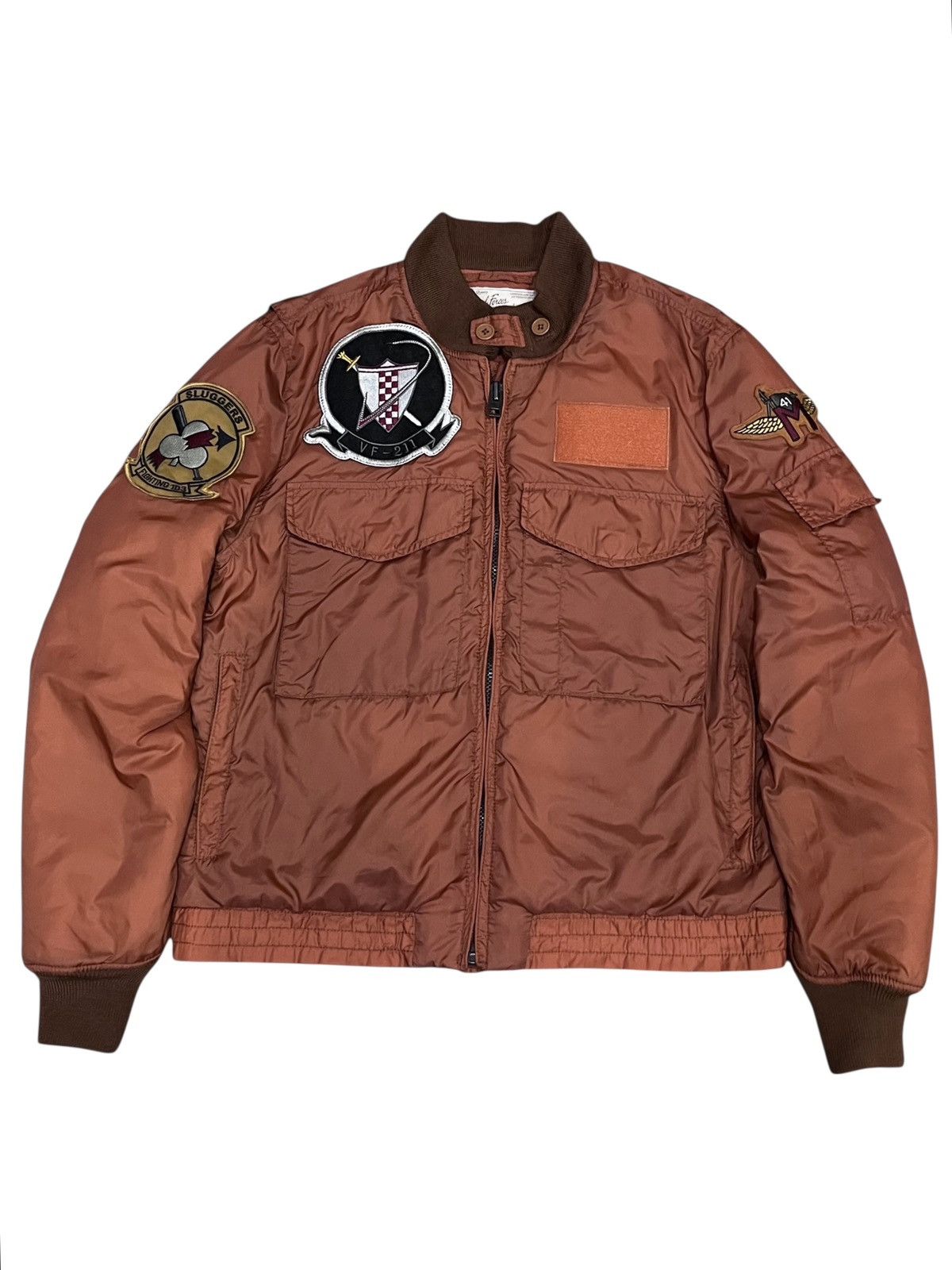 Avirex AVIREX 6th Fleet CV-41 Bomber Jacket Patches Nylon Military Size US M / EU 48-50 / 2 - 3 Thumbnail