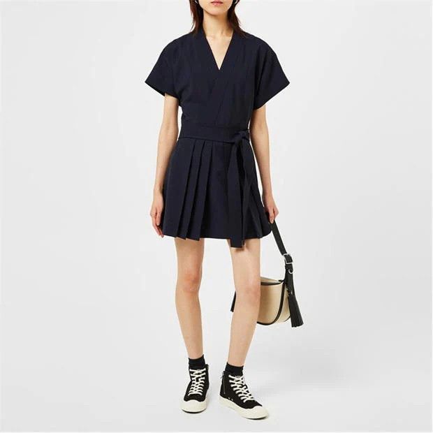 Kenzo o1g2r1mq1024 Mini Dresses in Midnight Blue Size M / US 6-8 / IT 42-44 - 5 Thumbnail