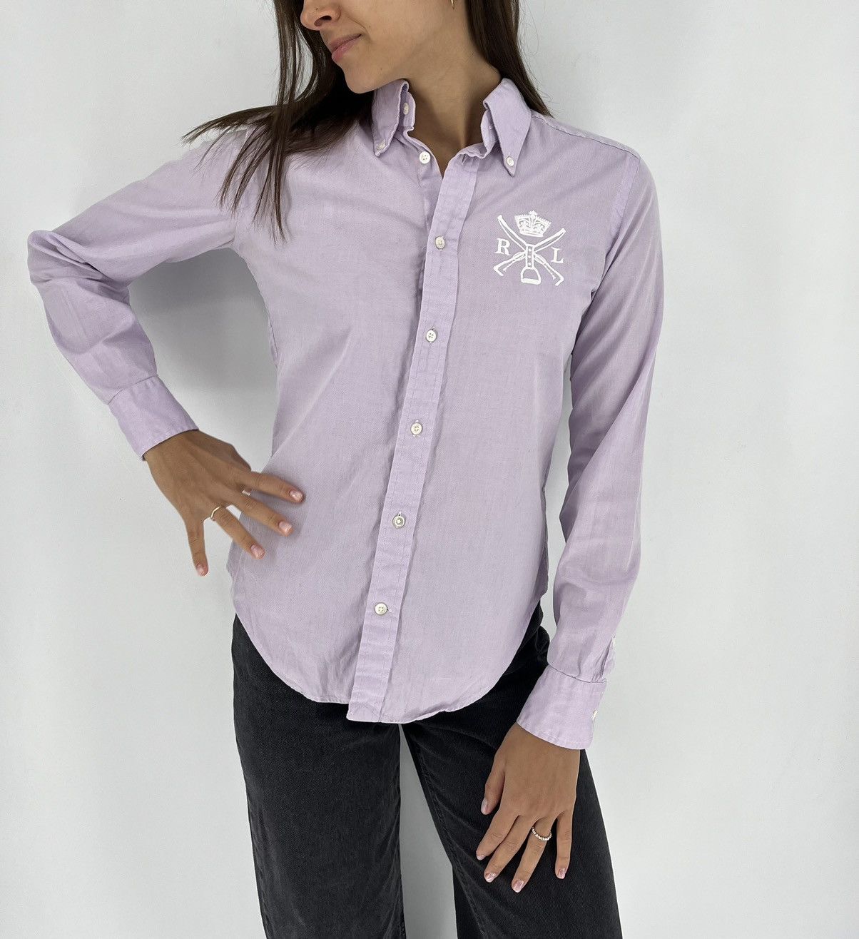 Polo Ralph Lauren Vintage Y2K Lauren Ralph Lauren Polo Casual Shirt Size S / US 4 / IT 40 - 3 Thumbnail