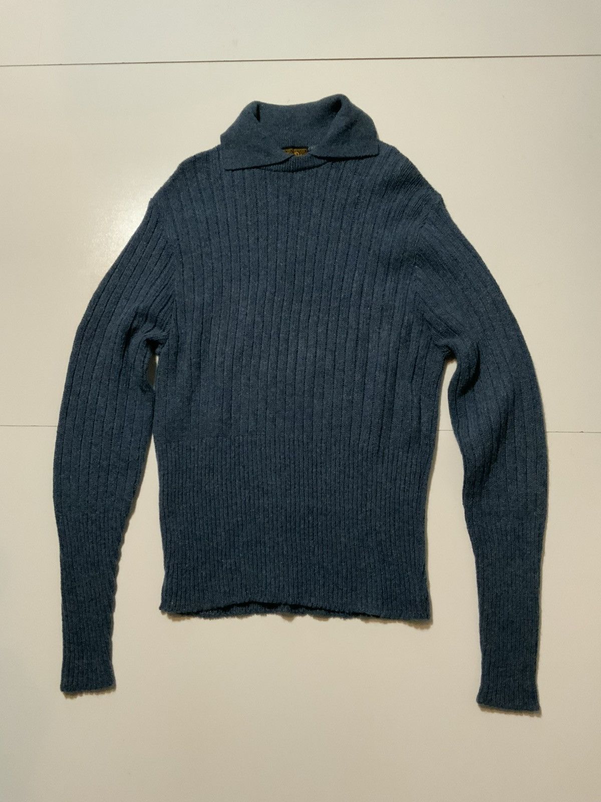 Vintage Vintage 60s 70s Glen Dee Wool Blend Knit Fisherman Sweater Size US L / EU 52-54 / 3 - 1 Thumbnail