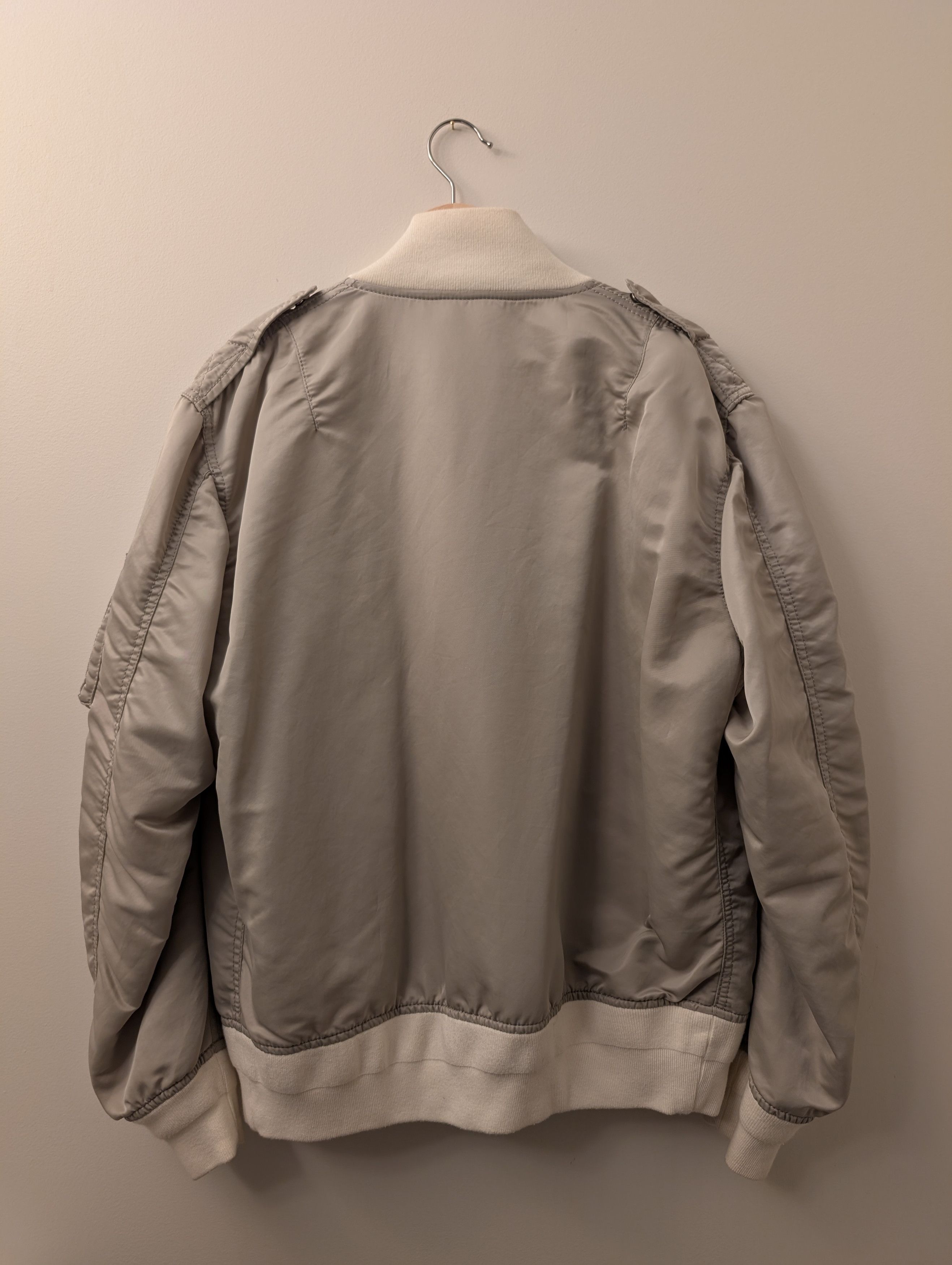 Sacai Sacai 18SS Grey Nylon Bomber Jacket Size US M / EU 48-50 / 2 - 4 Thumbnail