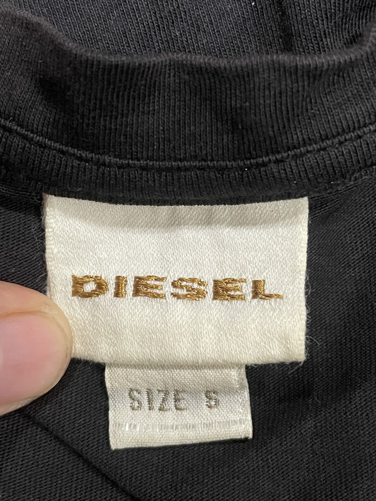 Diesel × Vintage Diesel Black Tshirt Size US S / EU 44-46 / 1 - 3 Thumbnail