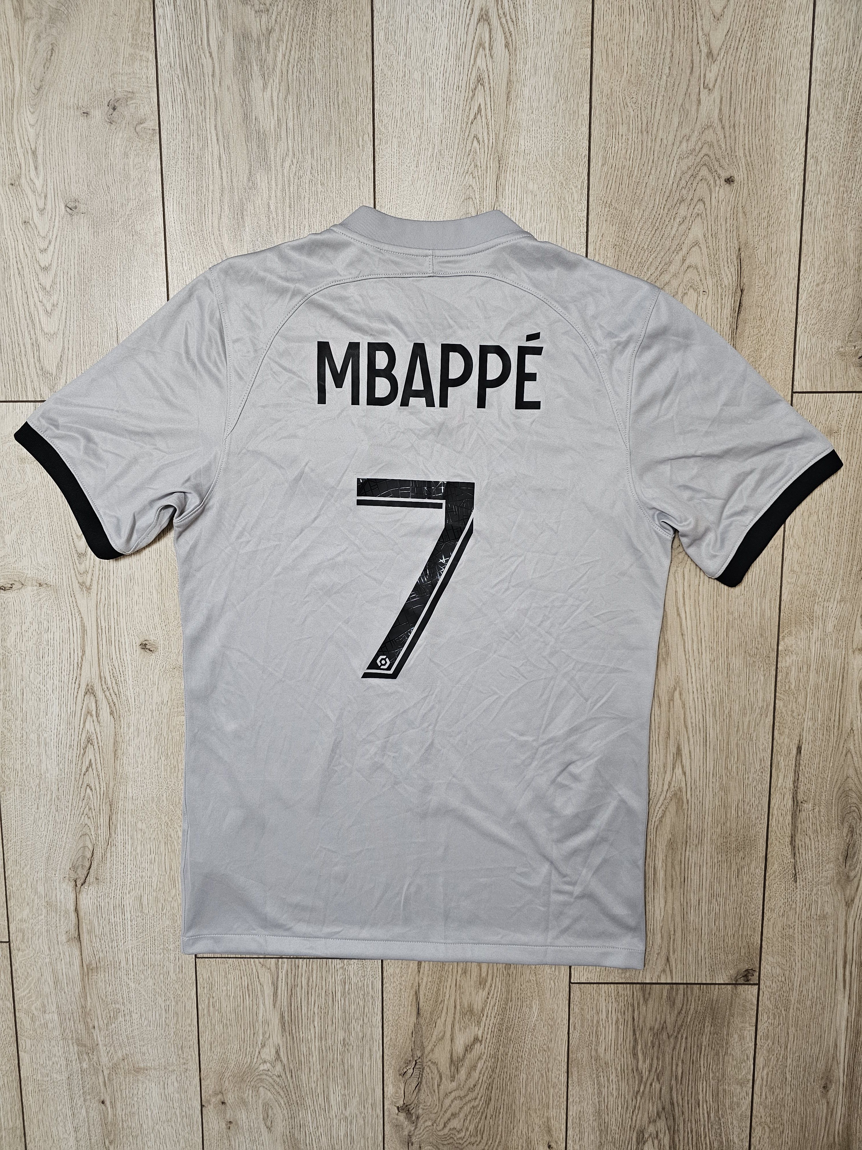 Nike PSG PARIS SAINT-GERMAIN 2022 2023 MBAPPE AWAY FOOTBALL SHIRT Size US S / EU 44-46 / 1 - 2 Thumbnail