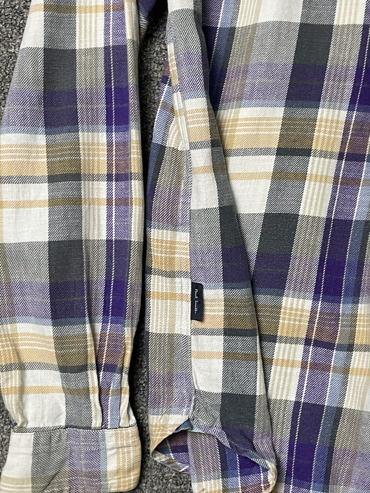 Paul Smith × Vintage Vintage Paul Smith Checked Button Up Shirt (50) Size US XS / EU 42 / 0 - 5 Thumbnail