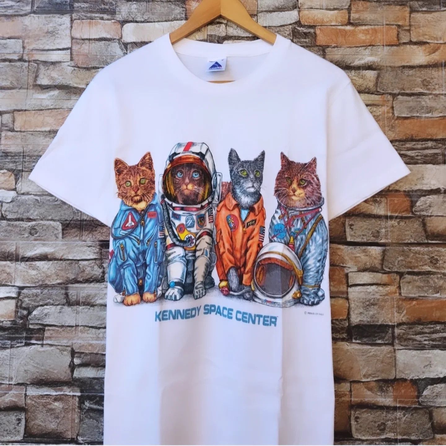 Vintage Vintage 90s Cats Kennedy Space Center Size US S / EU 44-46 / 1 - 3 Thumbnail