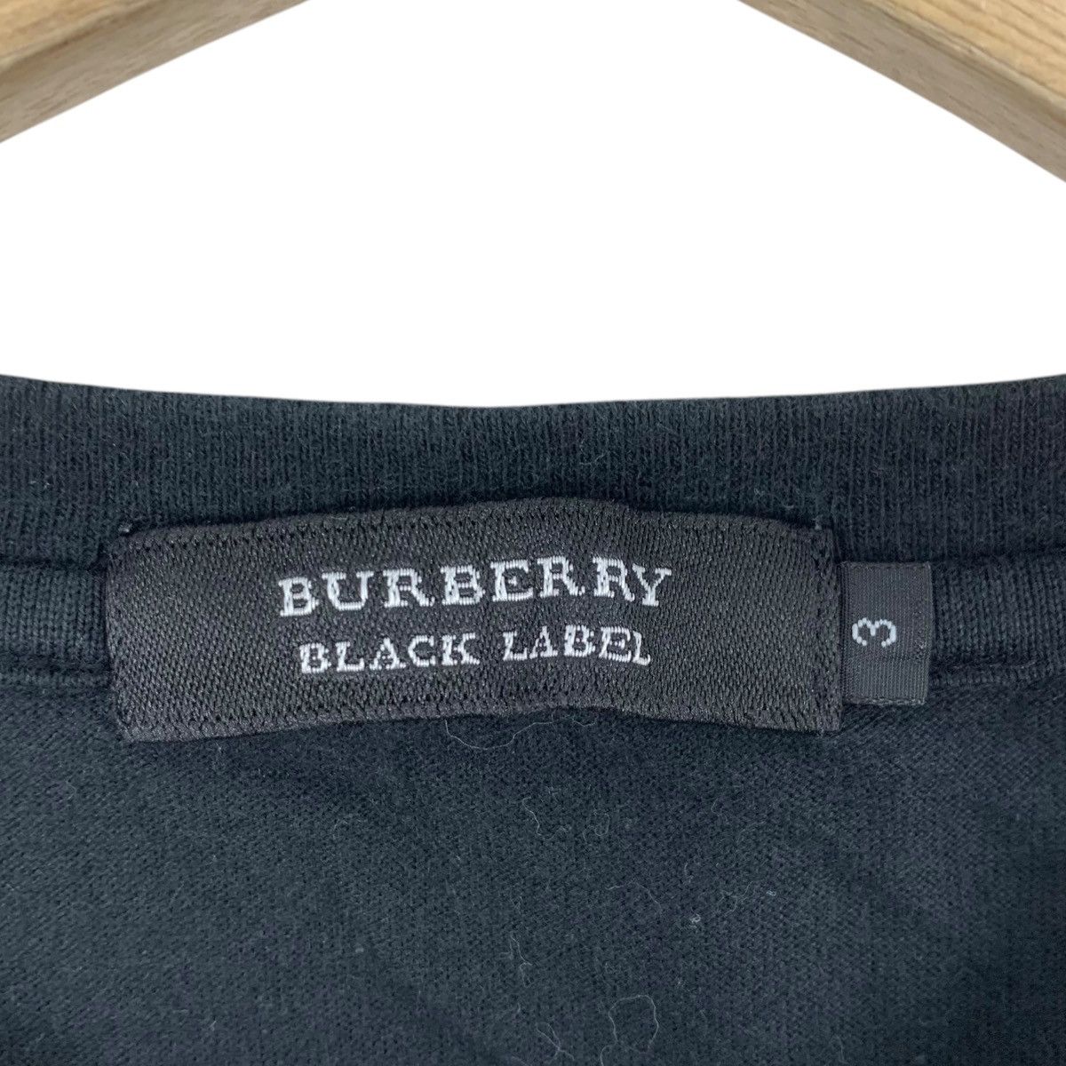 Burberry Vintage BURBERRY BLACK LABEL Multi Logo Monogram Tee Shirt Size S / US 4 / IT 40 - 5 Thumbnail