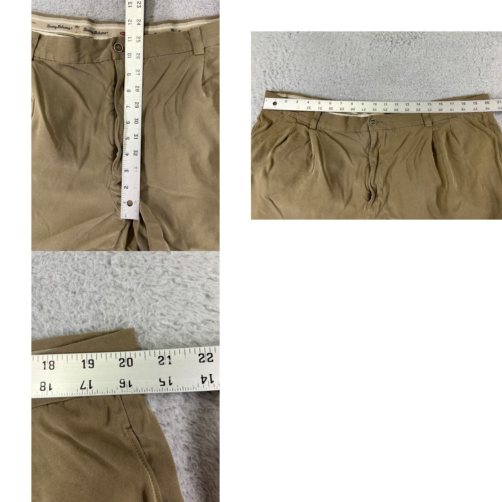 Tommy Bahama Tommy Bahama Shorts Men 42 Beige Khaki Silk Pleated Relax Beach Vacation Golf Shirt? Size US 42 / EU 58 - 9 Thumbnail