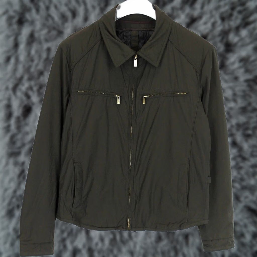 Massimo Dutti Massimo Dutti Jacket Women Large Lightweight Full Zip Polo Collar Jacket Women L Brown Size L / US 10 / IT 46 - 1 Thumbnail