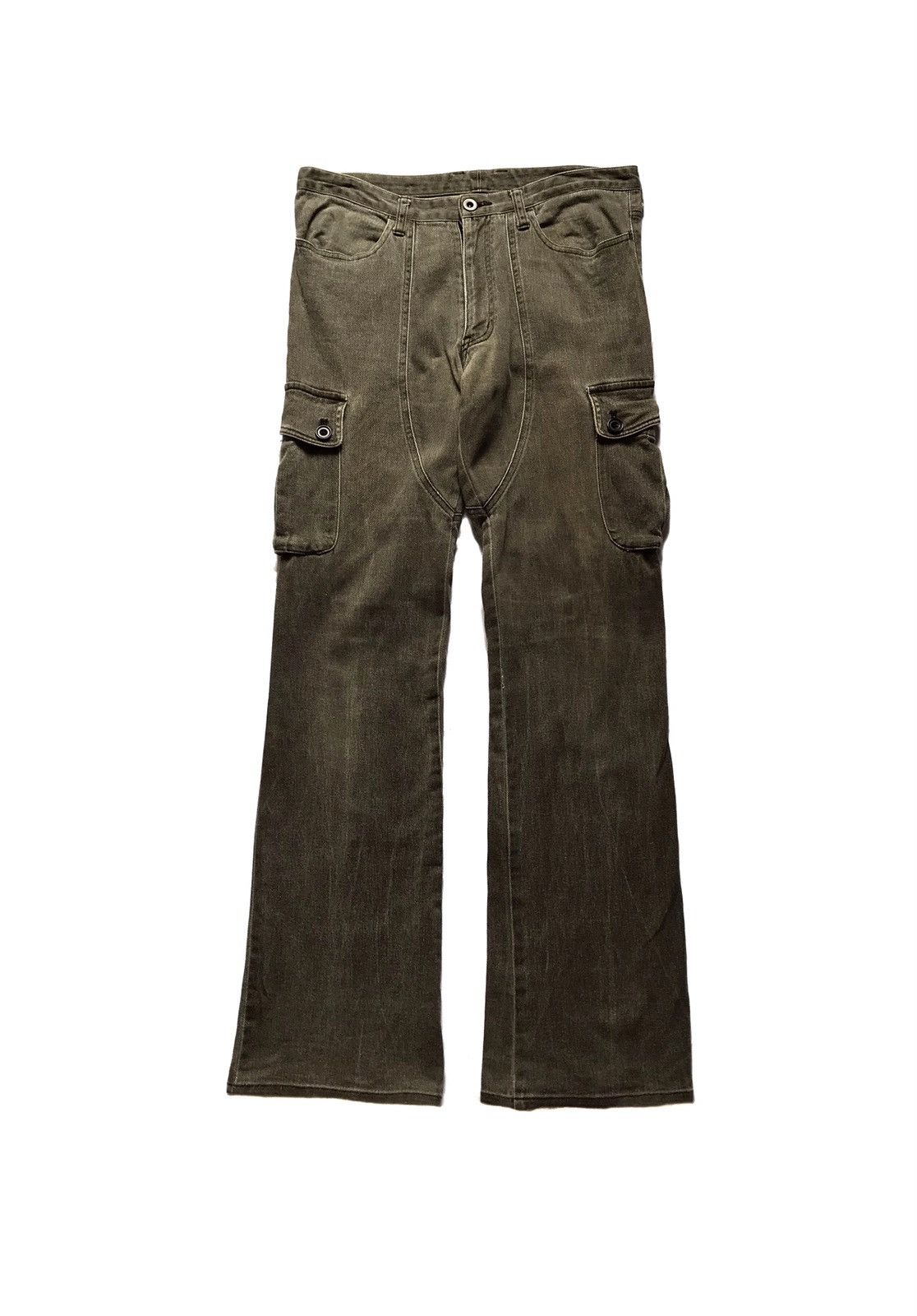image of 20471120 x Beauty Beast Edge Rupert Cargo Style Trouser Pants in Olive, Men's (Size 31)