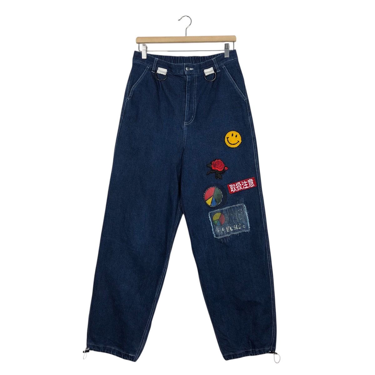 Japanese Brand A Bettor Tokyo Streetwear Embroidered Patch Denim Size US 30 / EU 46 - 2 Thumbnail