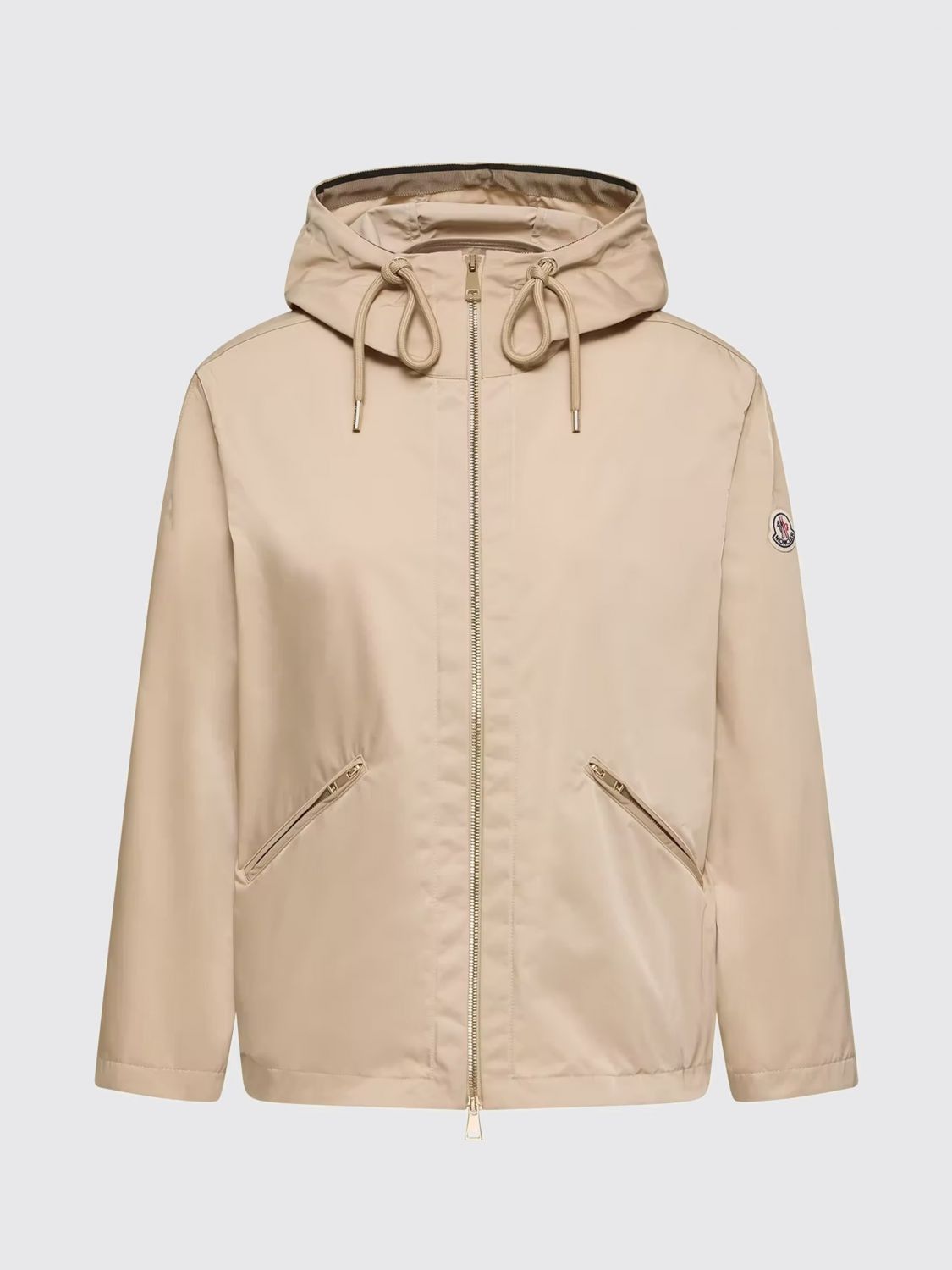 Moncler Moncler Jacket Woman Beige Size L / US 10 / IT 46 - 1 Preview
