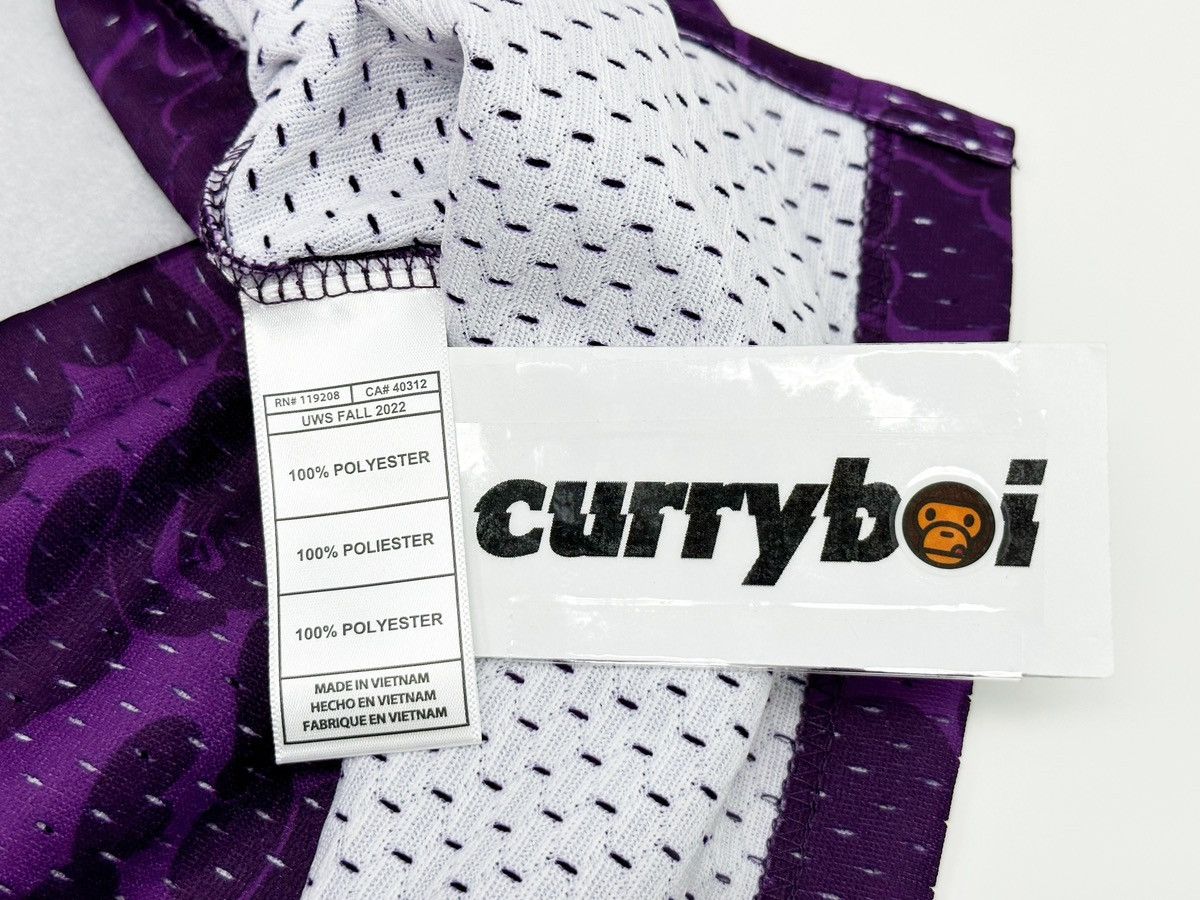 Bape × Mitchell & Ness BAPE x Mitchell & Ness Los Angeles Lakers Jersey Purple Size US XXL / EU 58 / 5 - 9 Thumbnail
