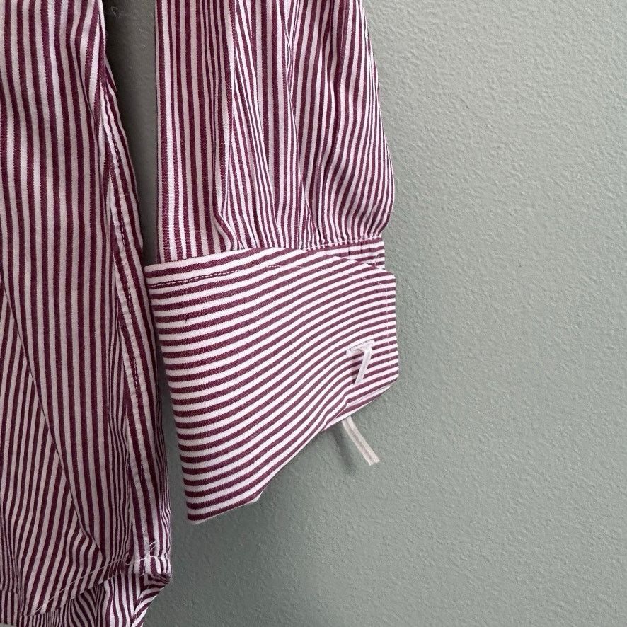 Tom James Tom James red striped custom tailored button down Size US L / EU 52-54 / 3 - 6 Thumbnail