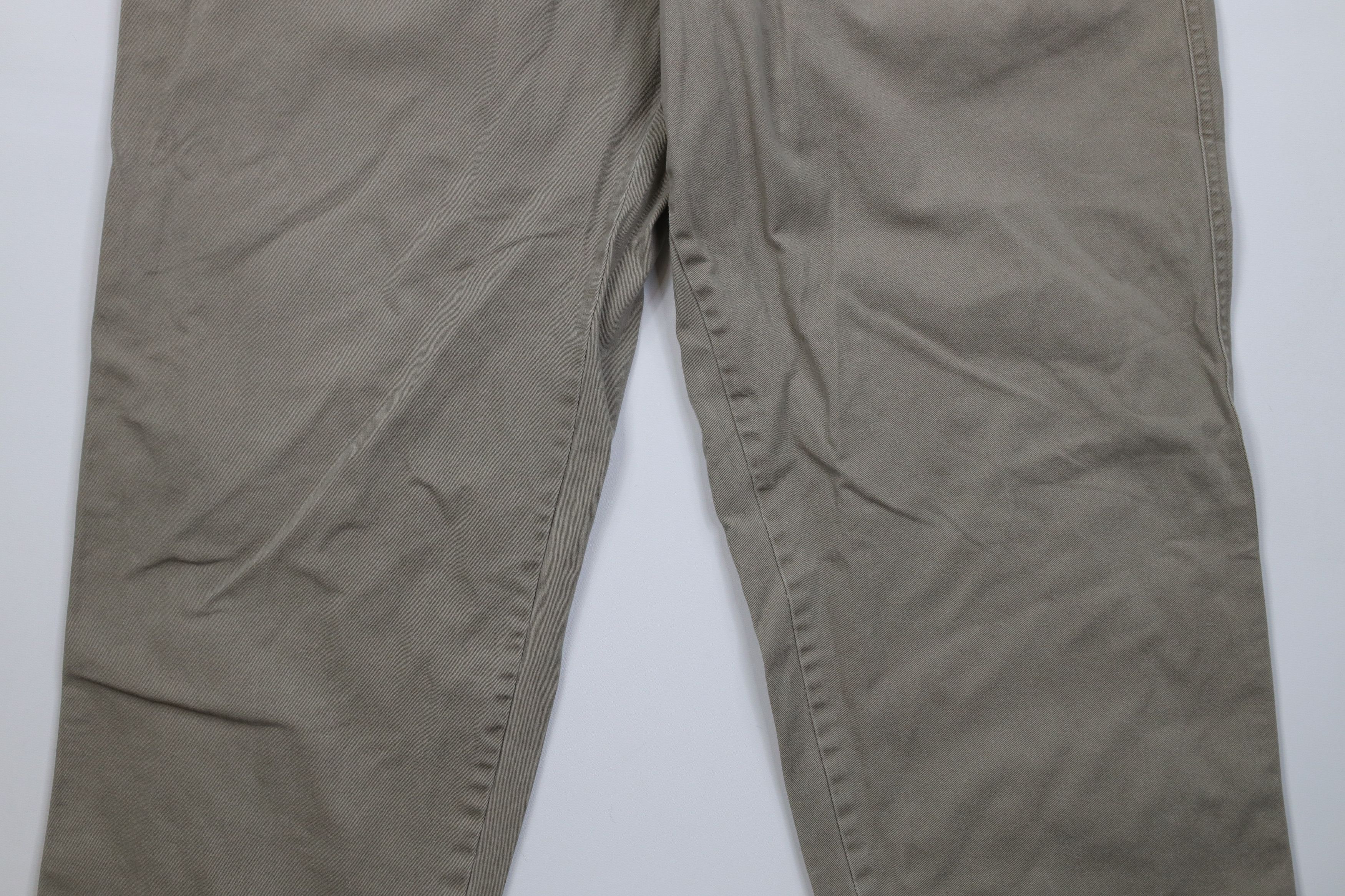 Cabelas Vintage 90s Y2K Cabelas Wide Leg Chino Pants Trousers Beige Size US 40 / EU 56 - 3 Thumbnail