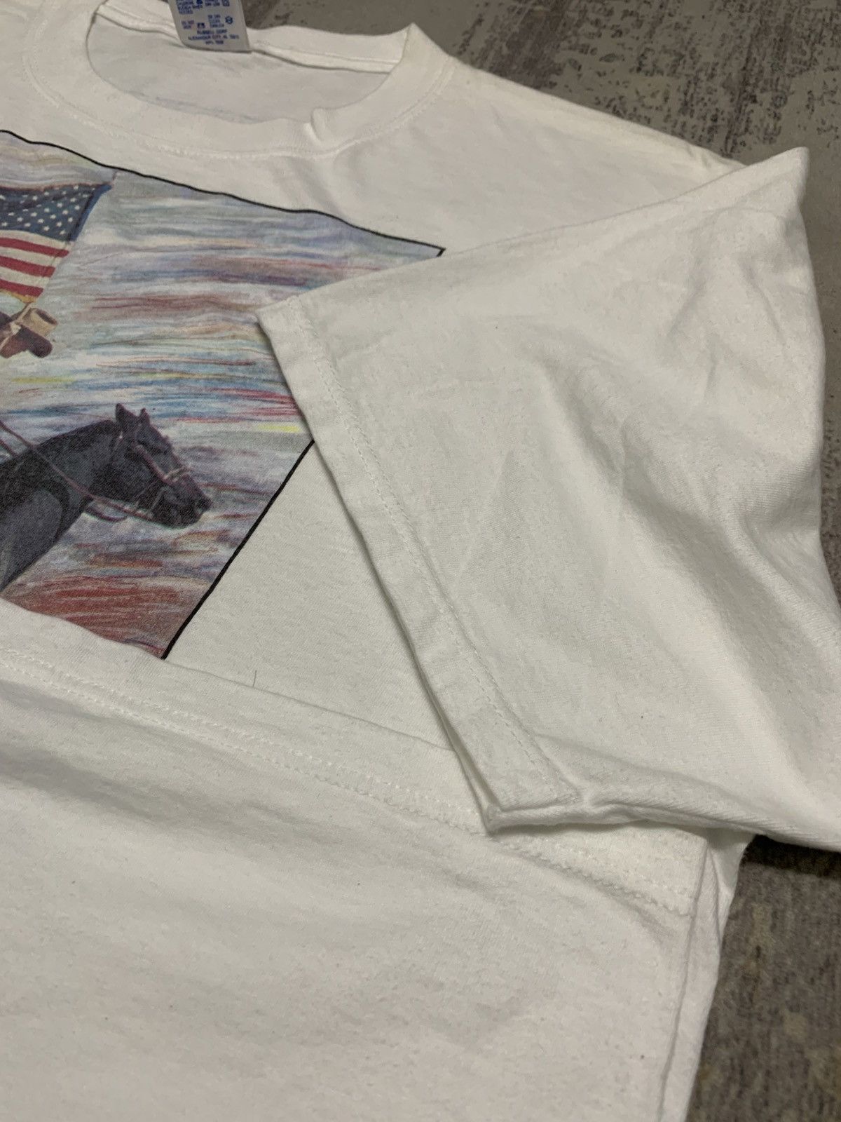 Vintage Vtg Cowgirl Western Graphic Tee Americana Rodeo Cheryl Long Size US L / EU 52-54 / 3 - 4 Thumbnail