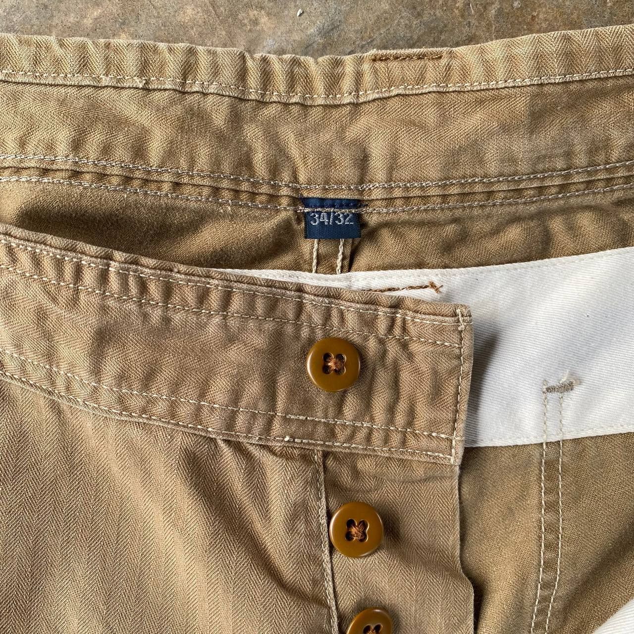 Polo Ralph Lauren VINTAGE POLO RALPH LAUREN CARPENTER MILITARY CARGO PANT Size US 34 / EU 50 - 9 Thumbnail