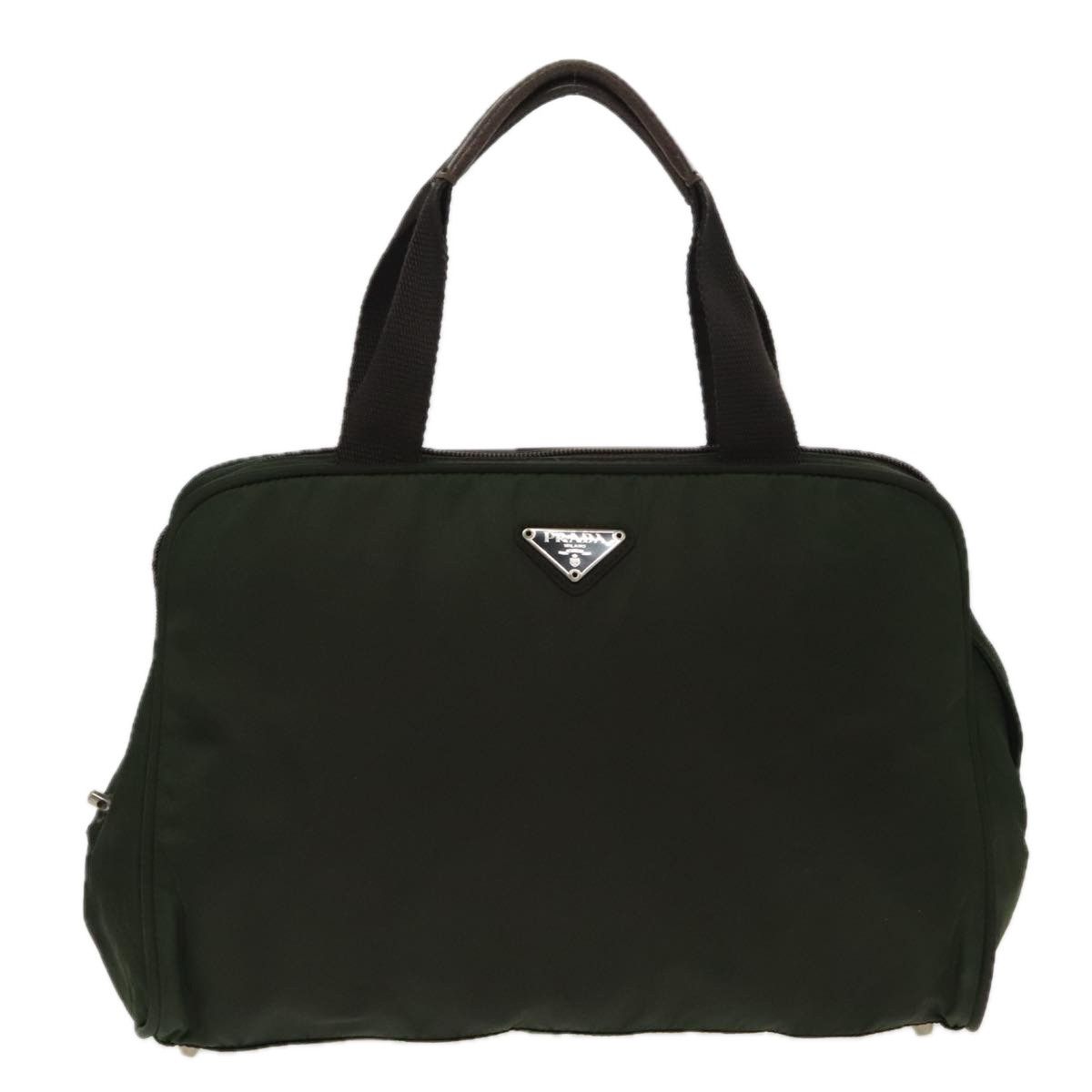 Prada Khaki Synthetic Handbag (Pre-Owned) Size ONE SIZE - 1 Thumbnail