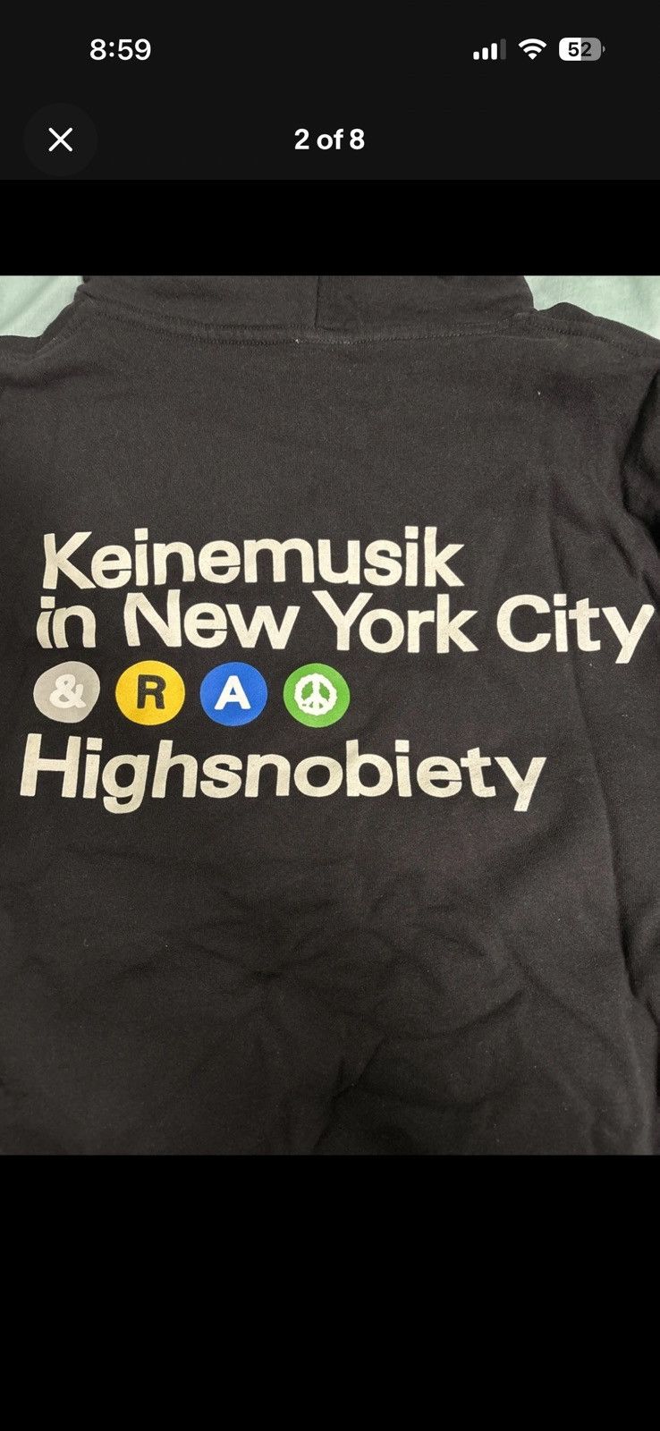 Keinemusik Keinemusik x High Snobiety NYC 2024 Subway Hoodie Medium Size US M / EU 48-50 / 2 - 2 Thumbnail
