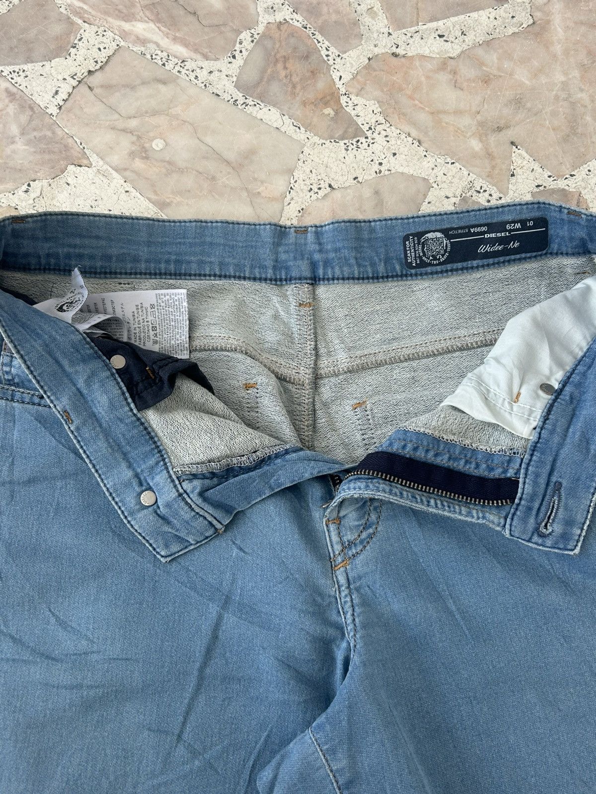 Diesel Diesel Wide Vintage Stretch Denim Size US 30 / EU 46 - 9 Thumbnail