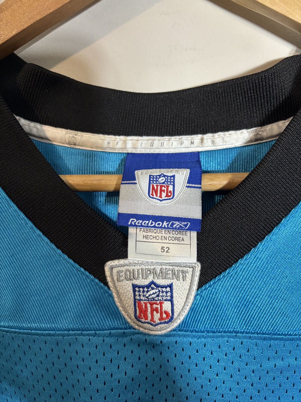 Reebok Vtg Reebok OnField Johnson Carolina Panthers Jersey 52 Size US XL / EU 56 / 4 - 5 Thumbnail