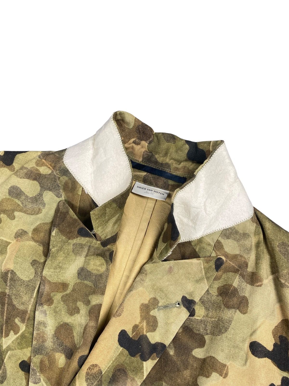 Dries Van Noten SS13 Dries Van Noten Camoaflage Blazer Size US M / EU 48-50 / 2 - 8 Thumbnail