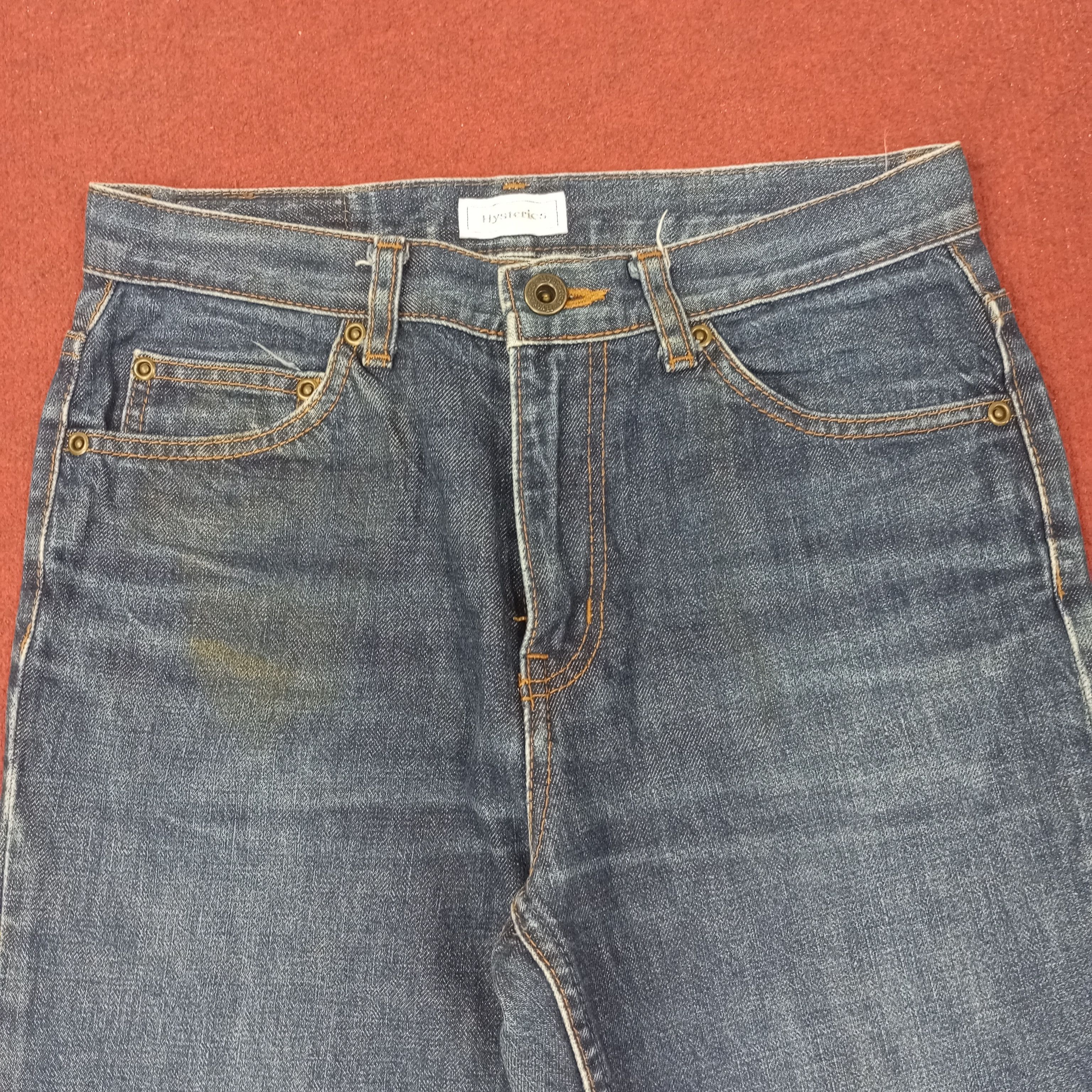 Hysteric Glamour Hysteric Glamour Japanese Brand Custom Art Jeans c252n14 Size US 27 - 6 Thumbnail