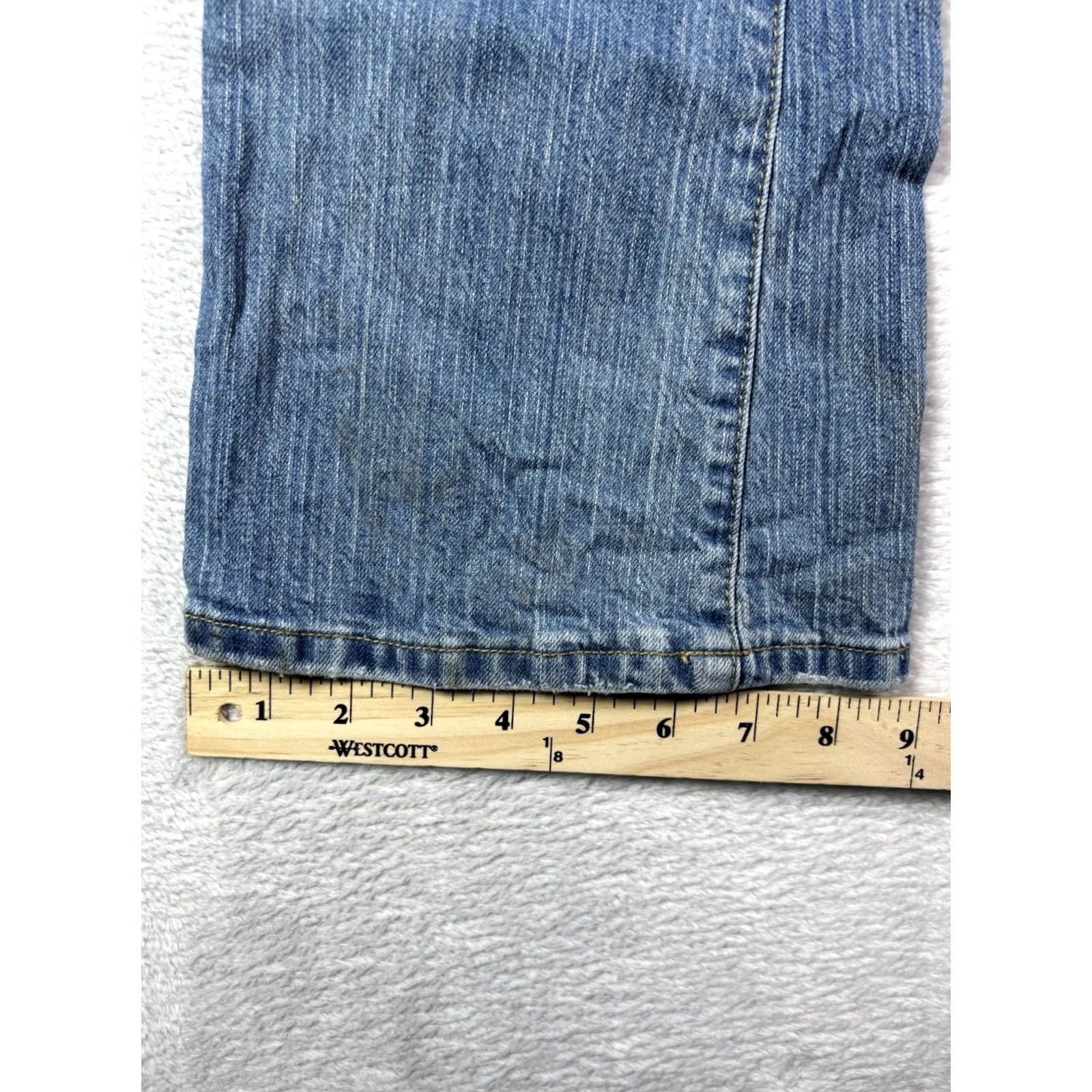 Levi's VINTAGE Levi's 517 Jeans Womens 14 Reg Blue Denim Flare Rise 5-Pocket Logo Stretch 90s USA City 517 Size 36" / US 14 / IT 50 - 5 Thumbnail