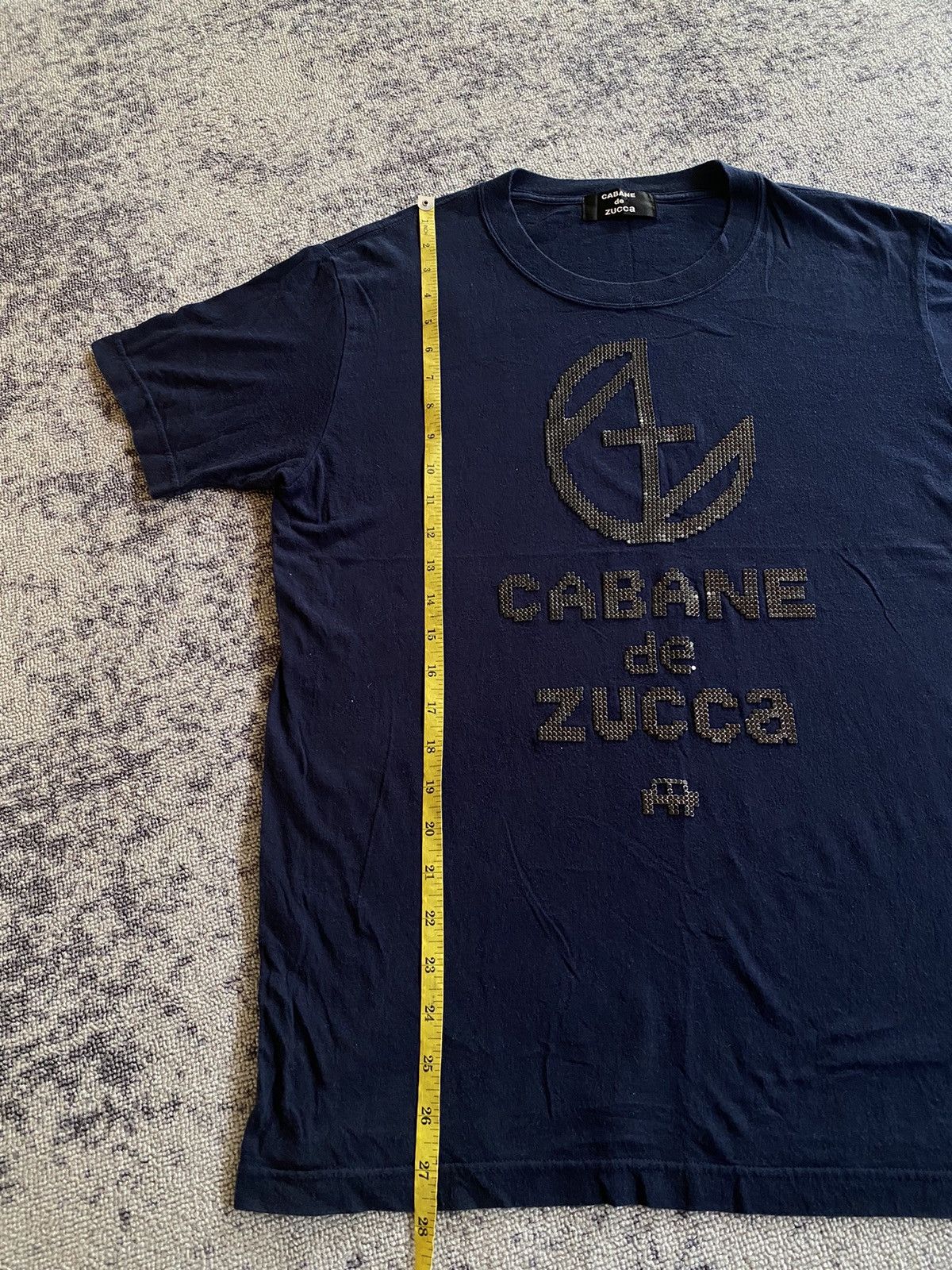 CABANE de ZUCCa × Issey Miyake × Japanese Brand Cabane de Zucca glitter tshirt Size US L / EU 52-54 / 3 - 6 Thumbnail