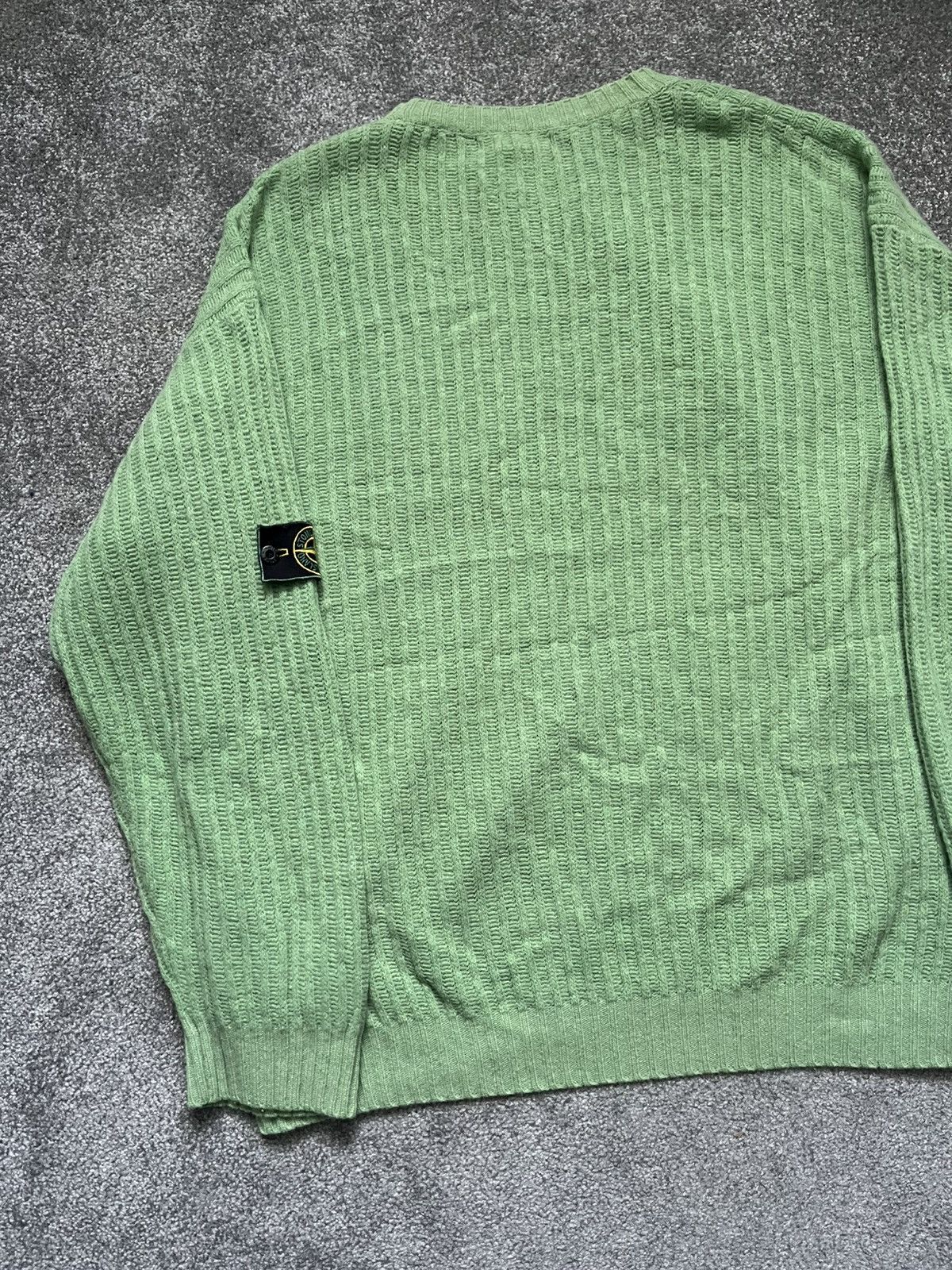 Vintage Stone Island 80s Ribbed Knitter Sweater Size US XL / EU 56 / 4 - 8 Thumbnail