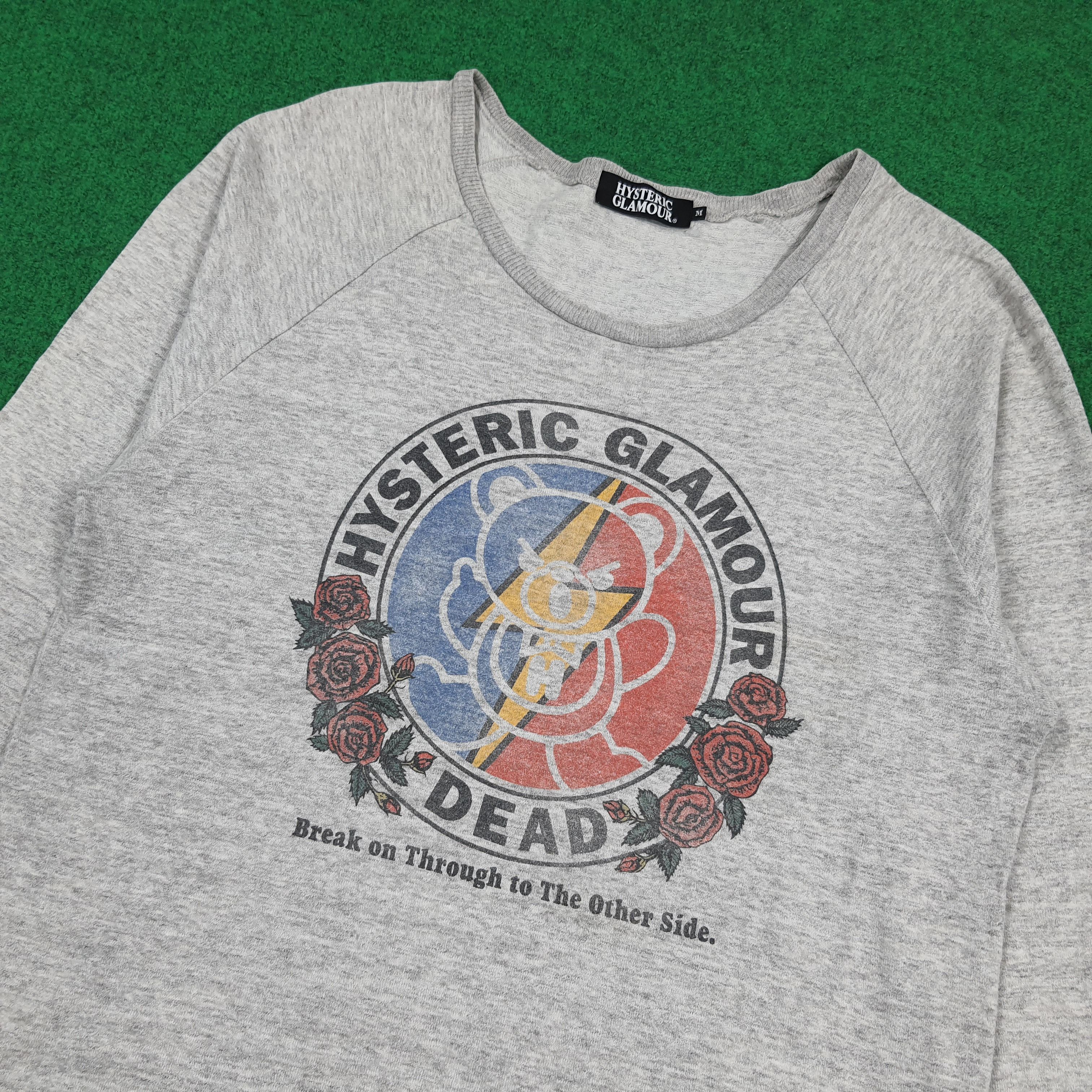 Hysteric Glamour Gun N' Rosses Tribute Hysteric Glamour Raglan Tshirt C299N20 Size US M / EU 48-50 / 2 - 2 Thumbnail