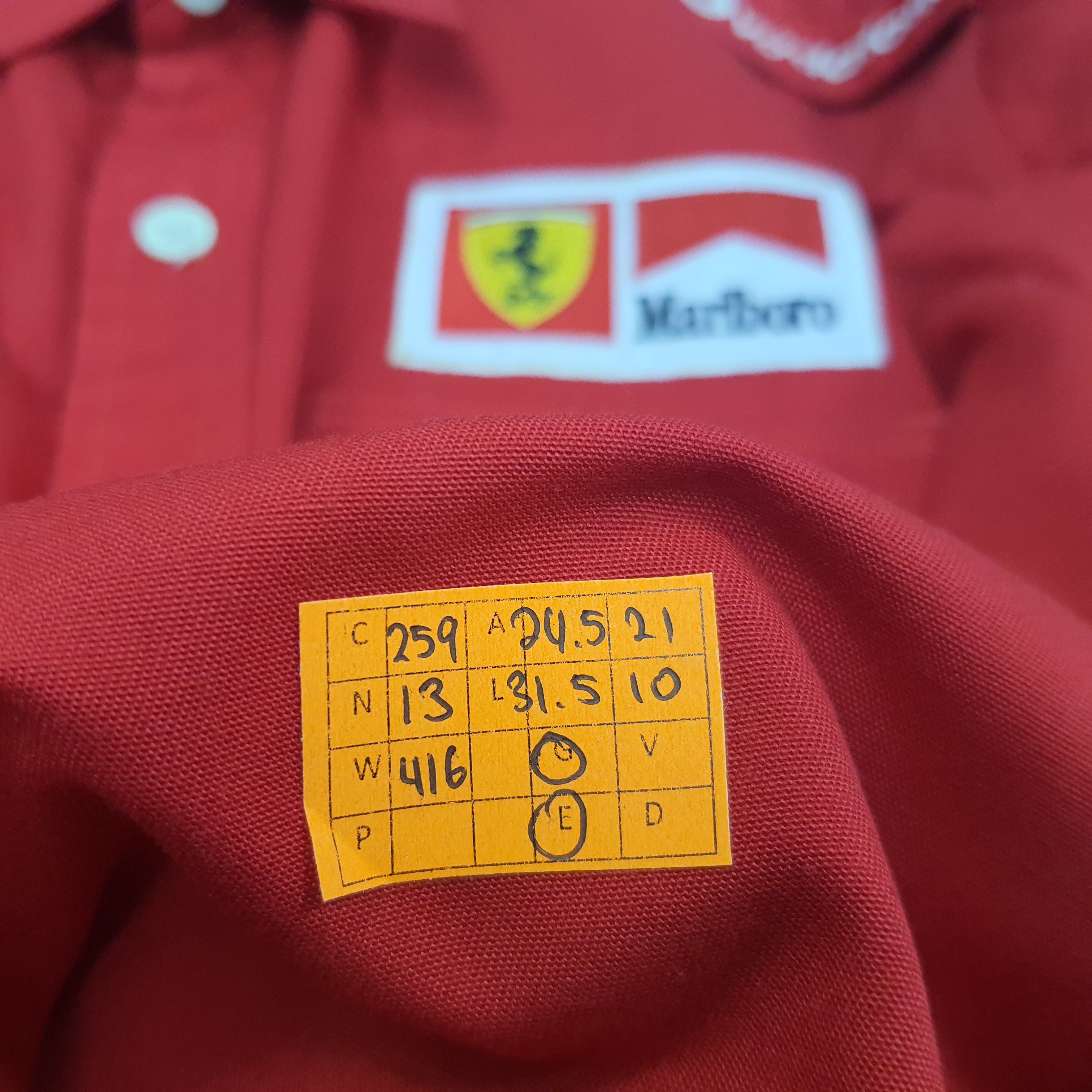Ferrari Vintage Ferrari Marlboro Motorsports Button Up Shirt C259N13 Size US L / EU 52-54 / 3 - 9 Thumbnail