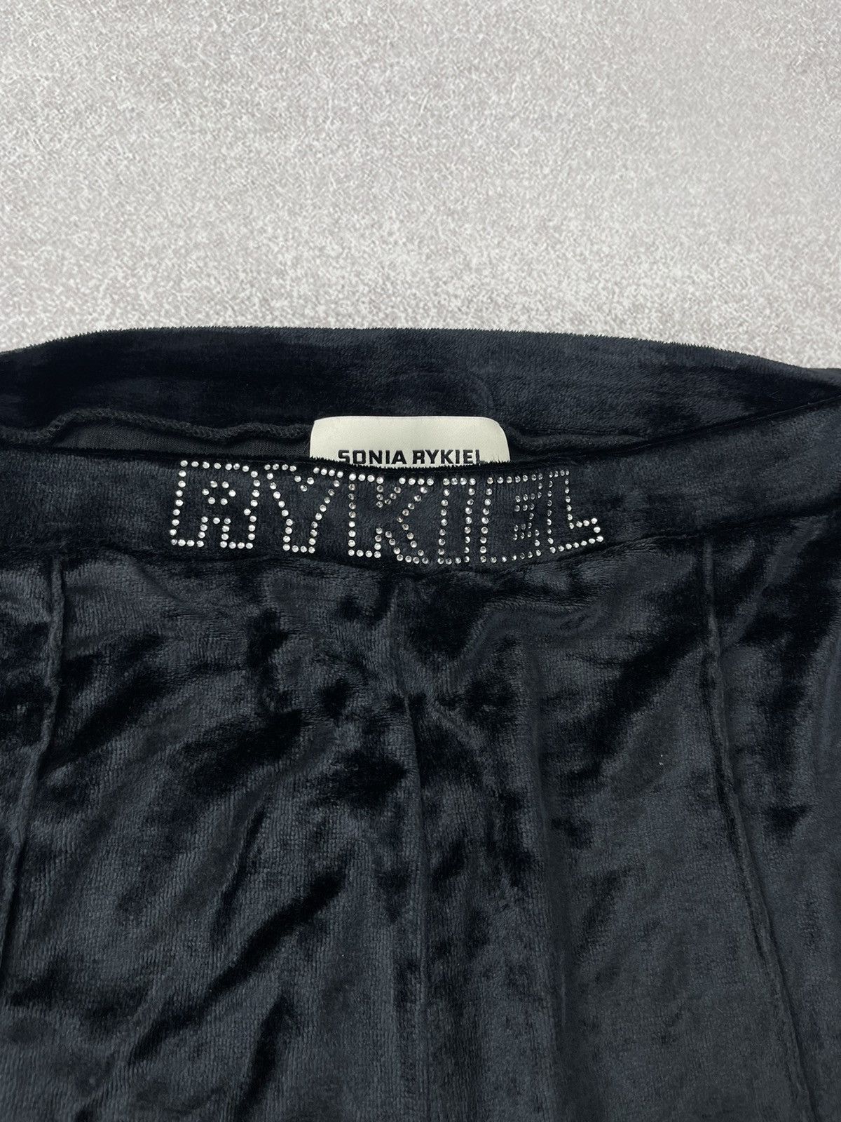 Sonia Rykiel Sonia Rykiel High-waisted Velvet Stirrup Pants Size 34" / US 12 / IT 48 - 6 Thumbnail