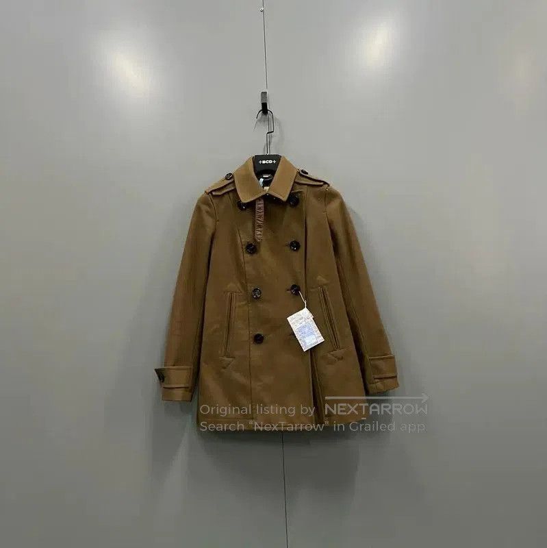 Burberry Burberry Brown Cotton Short Coat for Women. Size XXS / US 00 / IT 34 - 1 Thumbnail