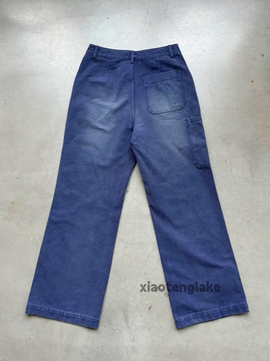 Designer × Japanese Brand × Vintage Washed faded cleanfit work carpenter yuppie cargo pants Size US 32 / EU 48 - 6 Thumbnail